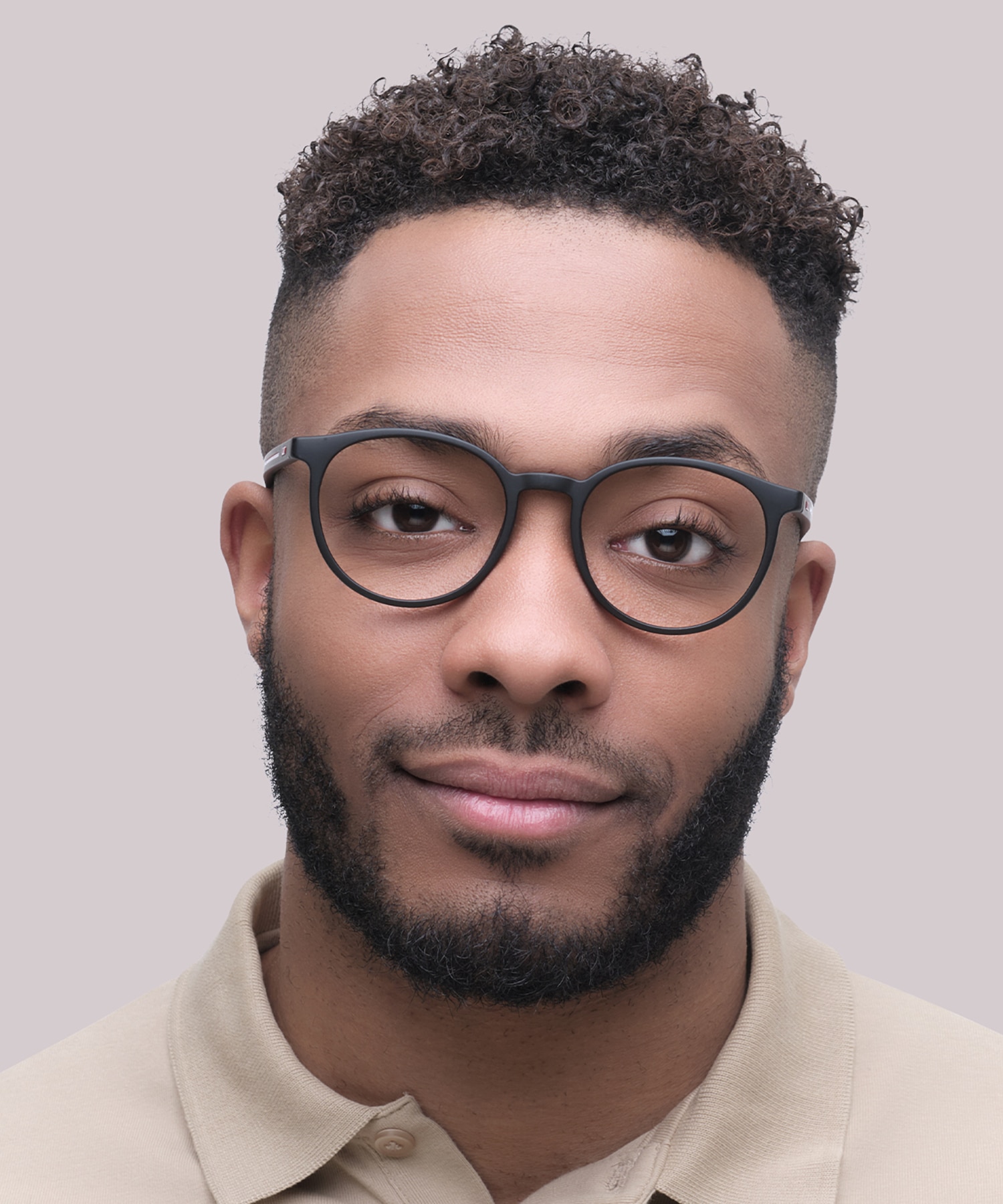 LV 5048 Black PlasticEyeglass Frames for Men for Glasses Direct