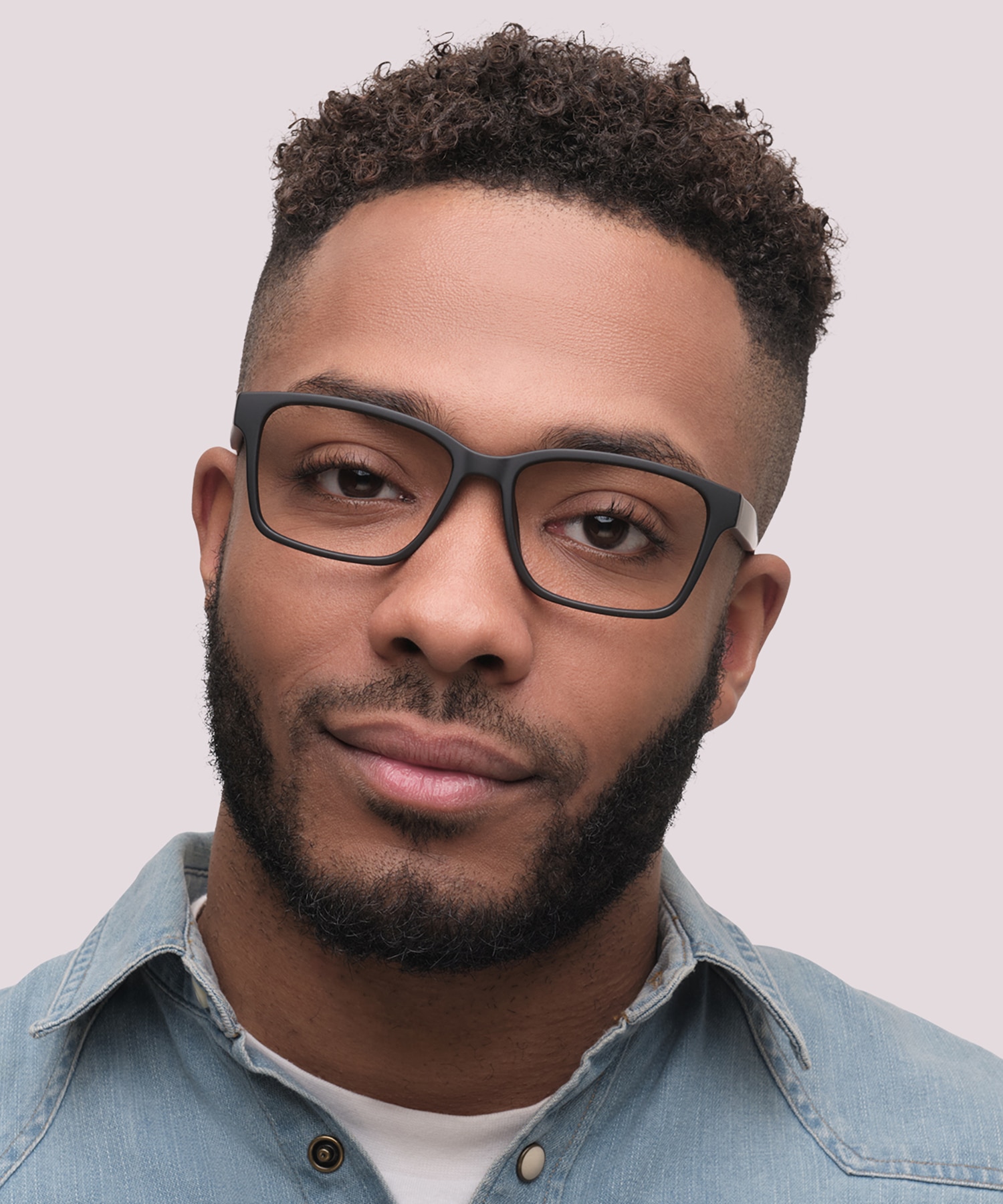 Harry Matte Black PlasticEyeglass Frames for Men for Glasses Direct