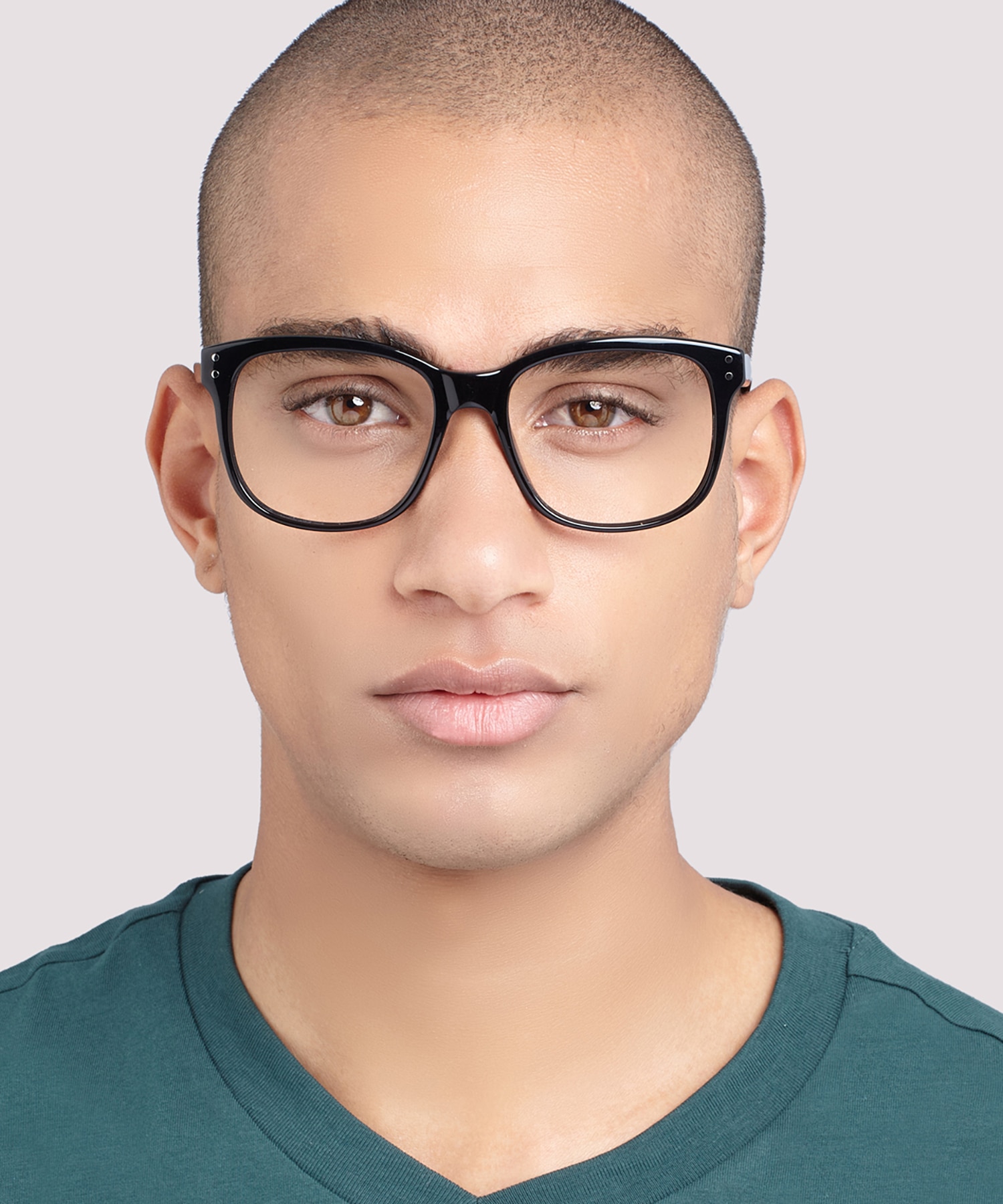 Jaden Black AcetateEyeglass Frames for Men for Glasses Direct