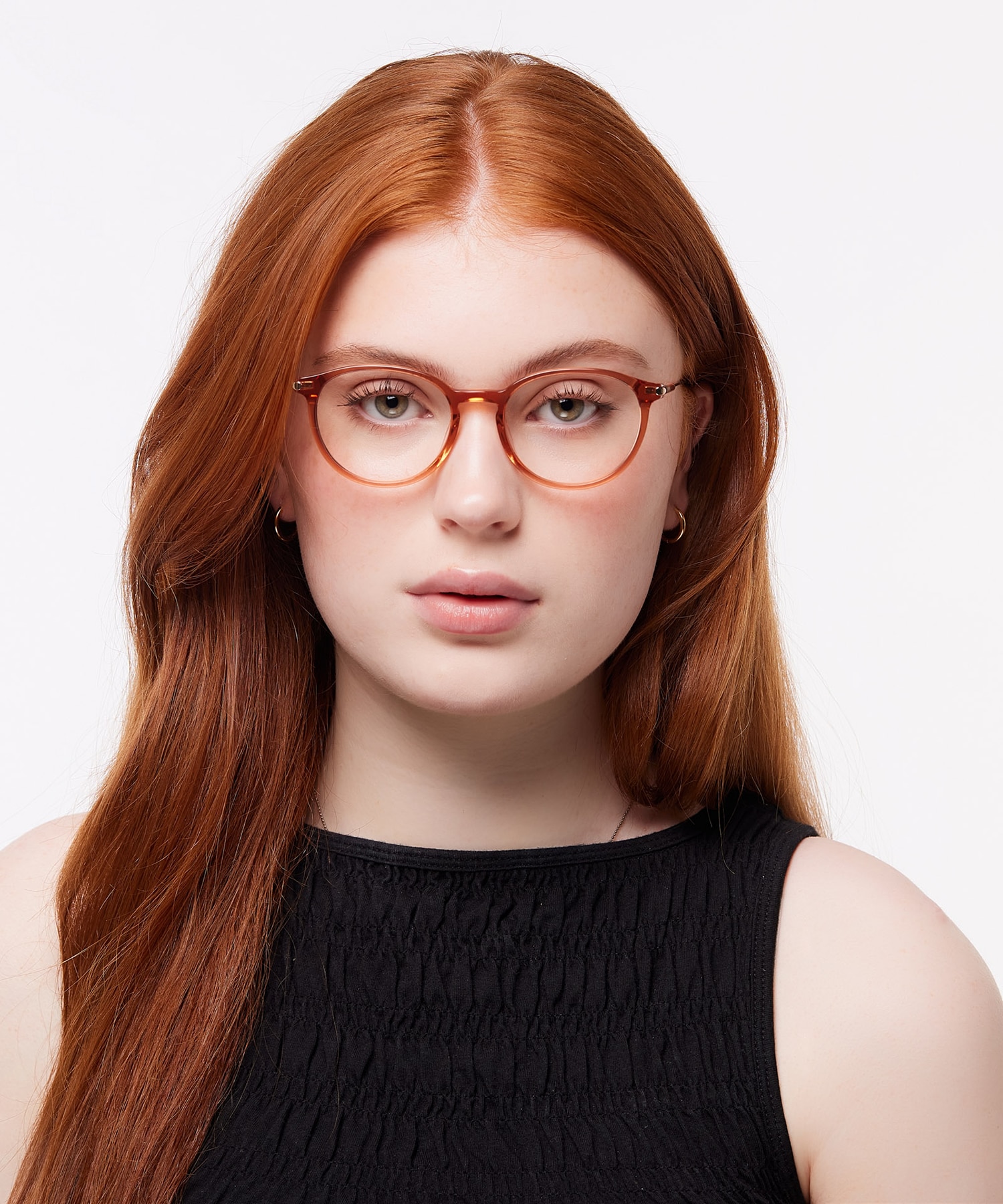 Kitty Translucent Light Brown AcetateEyeglass Frames for Women for Glasses Direct
