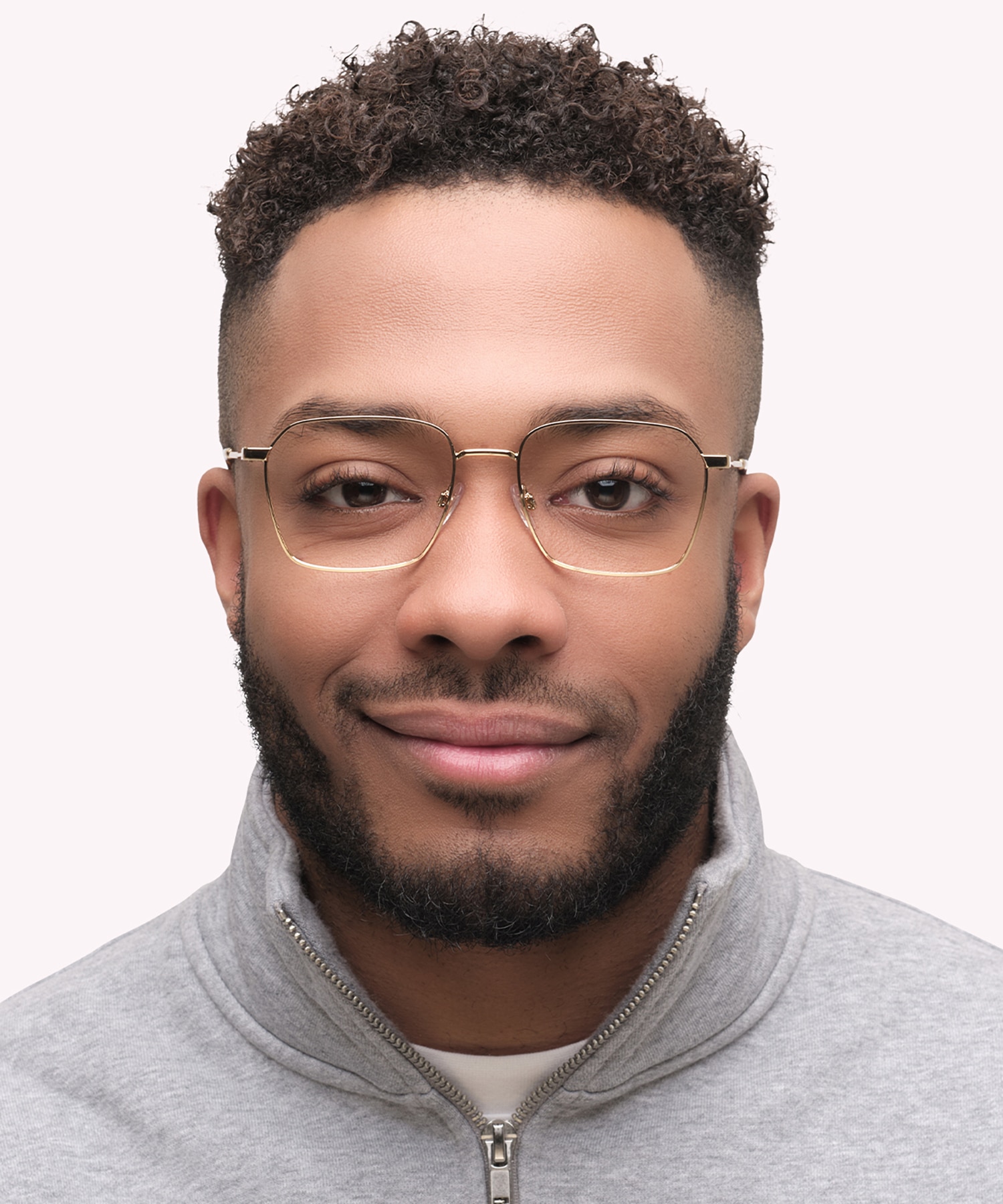 DG1350 Gold MetalEyeglass Frames for Men for Glasses Direct