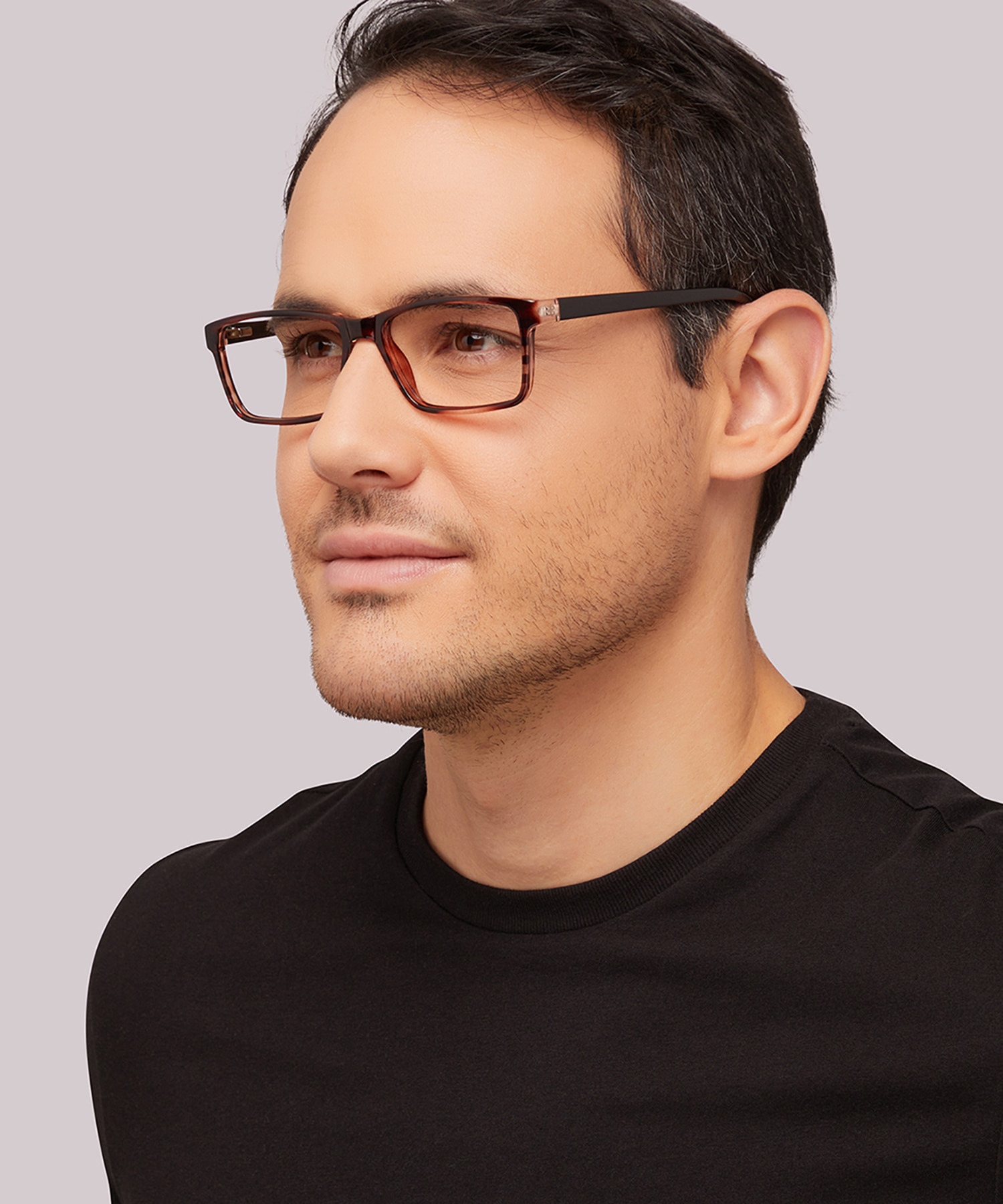 Doran Brown Horn PlasticSunglass Frames for Men for Glasses Direct