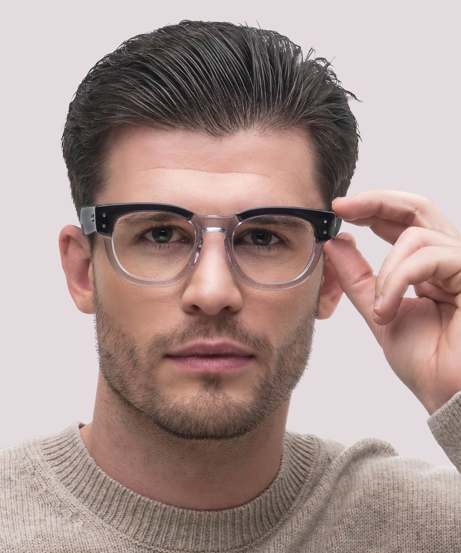 RB0298V Blue On Transparent Blue AcetateEyeglass Frames for Men for Glasses Direct