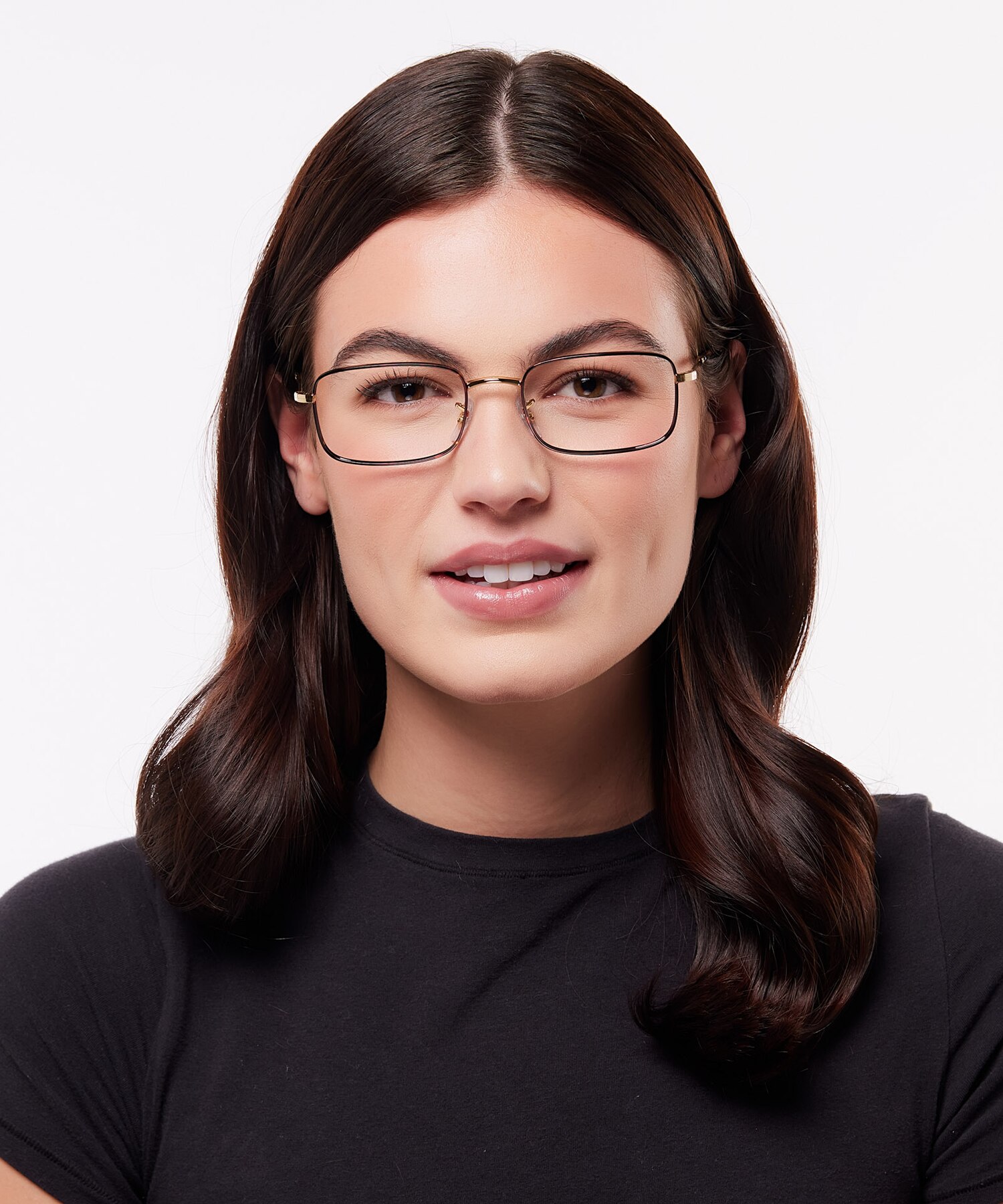RB3746V Havana On Gold MetalEyeglass Frames for Women for Glasses Direct