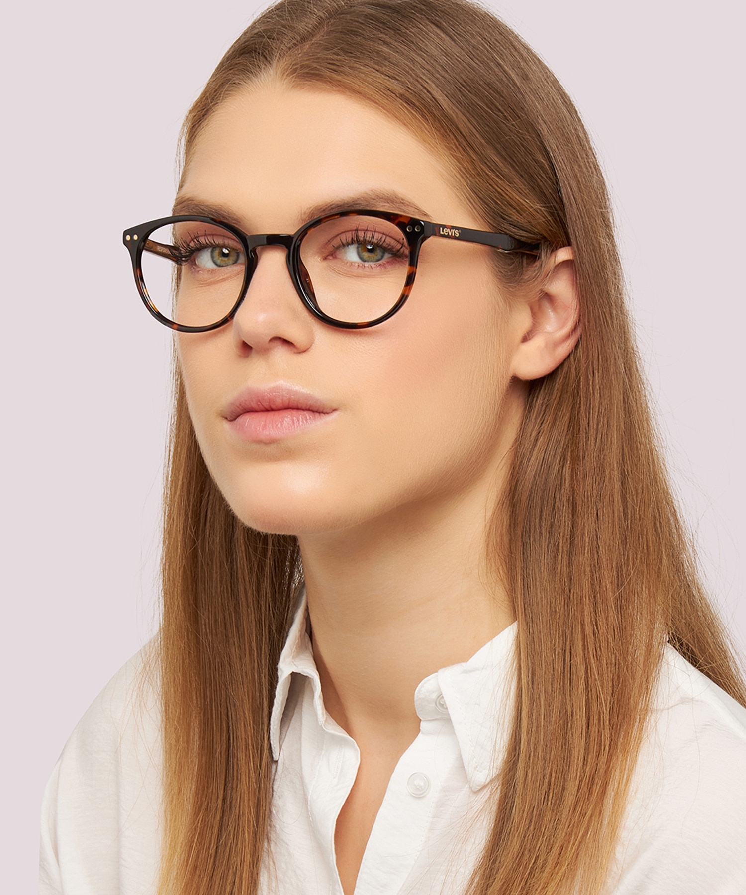 LV 5016 Tortoise PlasticEyeglass Frames for Women for Glasses Direct