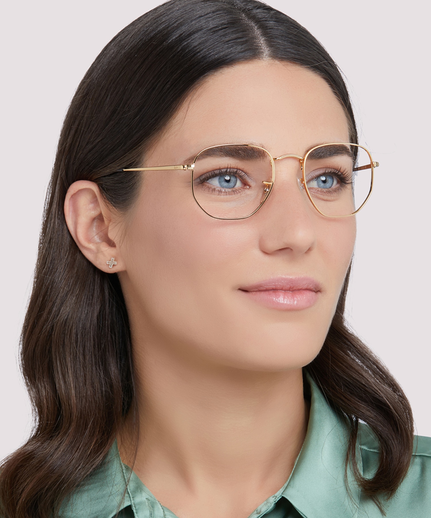 RB6448 Arista Gold MetalEyeglass Frames for Women for Glasses Direct