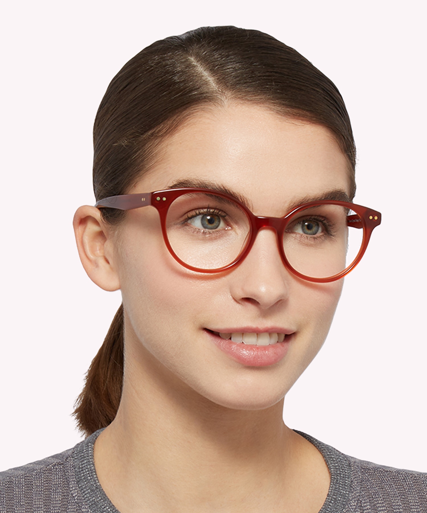 Gracie Crystal Orange AcetateEyeglass Frames for Women for Glasses Direct