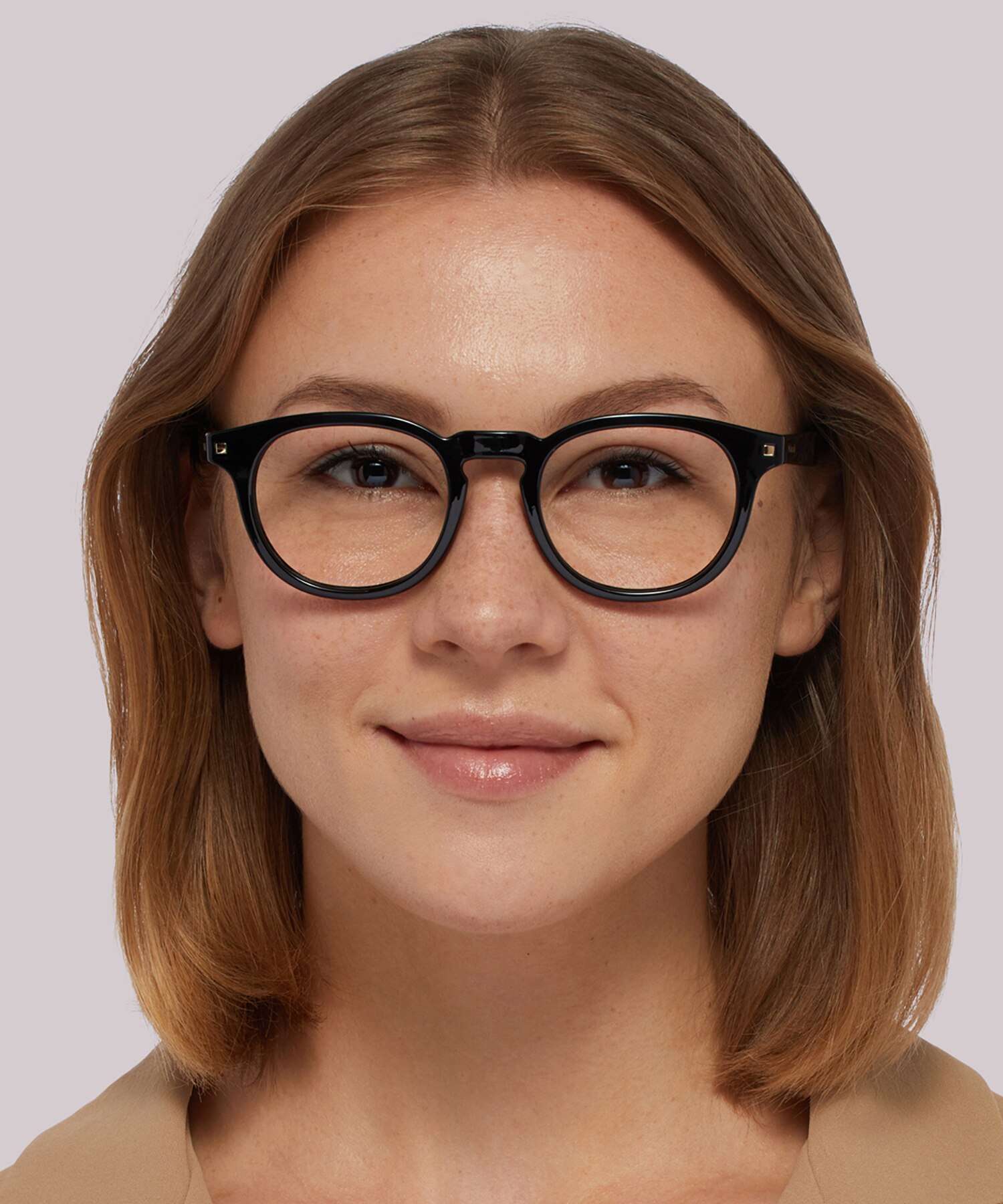 PLD D435 Black PlasticEyeglass Frames for Women for Glasses Direct