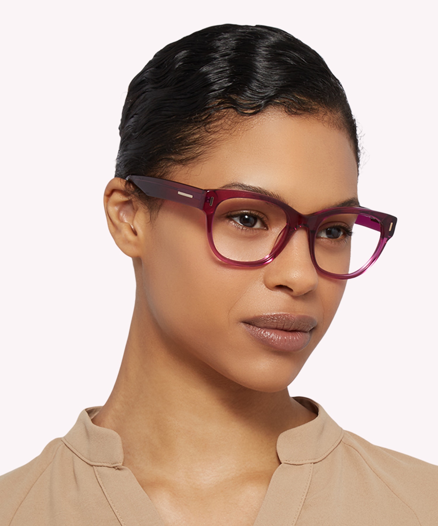 Gabriella Crystal Pink AcetateEyeglass Frames for Women for Glasses Direct