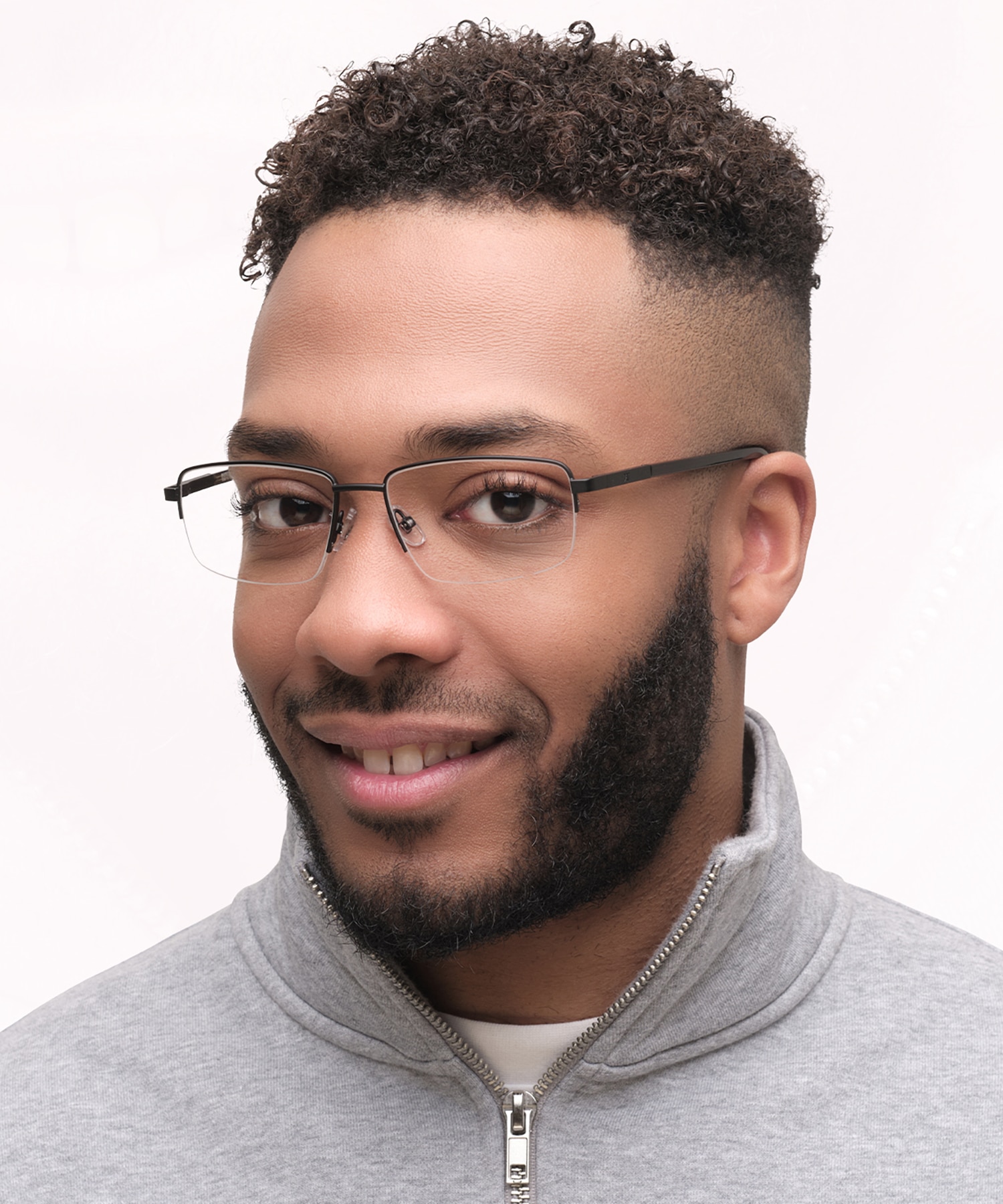 CTO 3011 Black MetalEyeglass Frames for Men for Glasses Direct