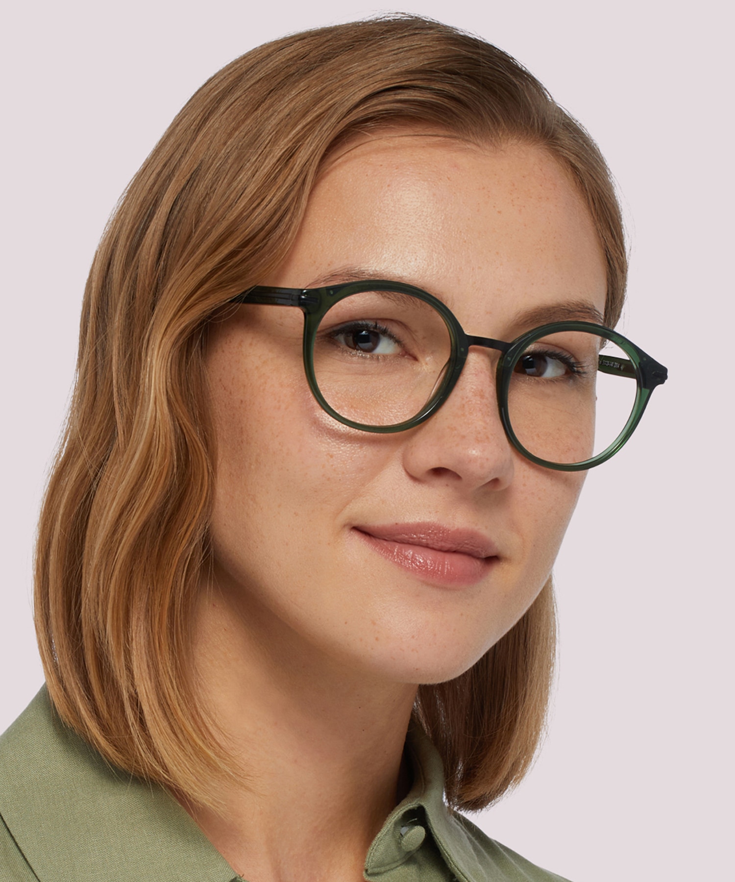 Fulham Crystal Olive AcetateEyeglass Frames for Women for Glasses Direct