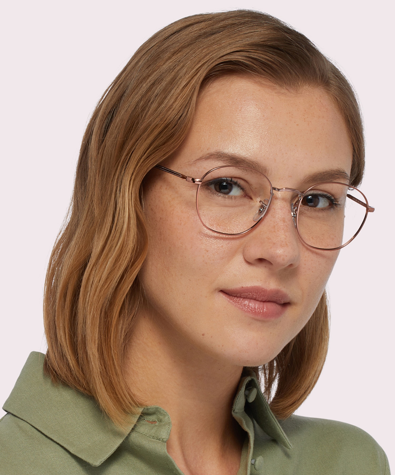 RB6472 Copper MetalEyeglass Frames for Women for Glasses Direct
