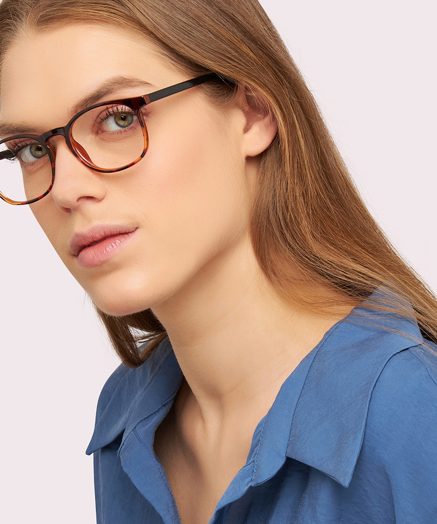 Delaney Havana PlasticEyeglass Frames for Women for Glasses Direct