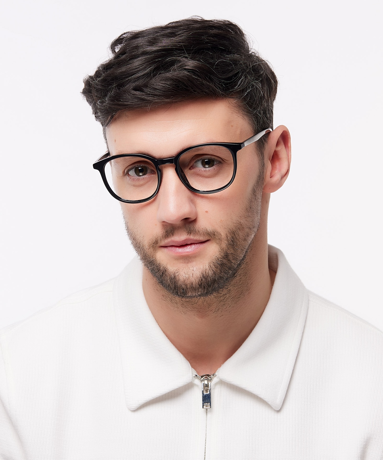 Kinsley Black PlasticEyeglass Frames for Men for Glasses Direct