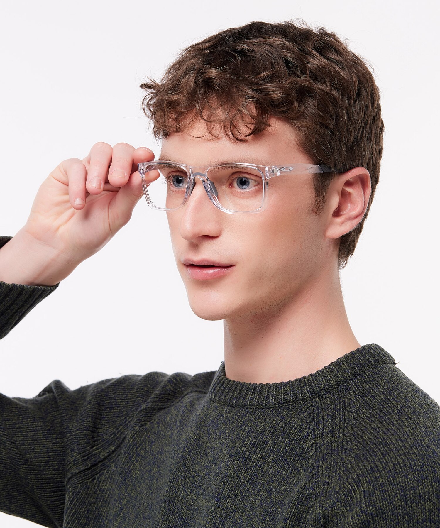 Activate Polished Clear PlasticEyeglass Frames for Men for Glasses Direct