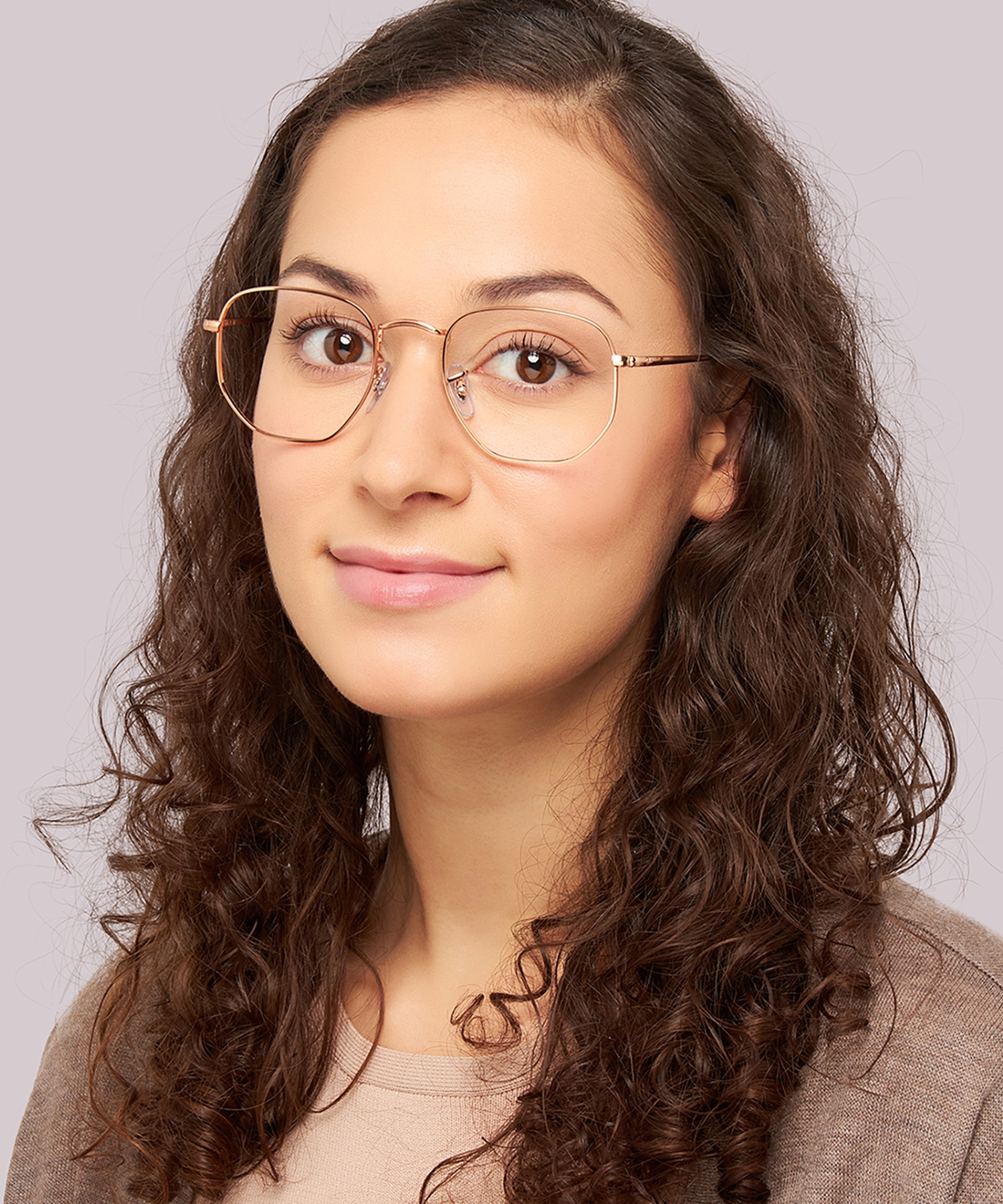 RB6448 Rose Gold MetalEyeglass Frames for Women for Glasses Direct