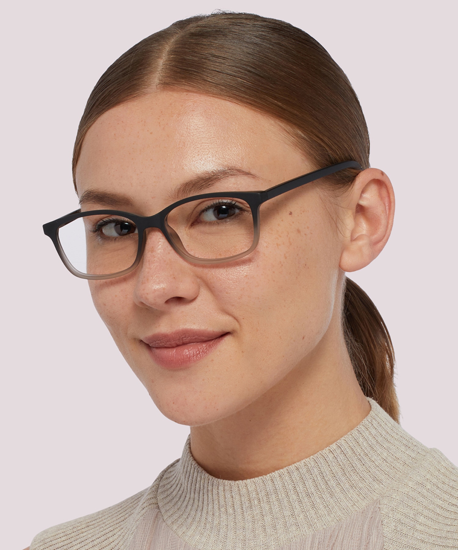 Dakari Matte Black Grey PlasticEyeglass Frames for Women for Glasses Direct