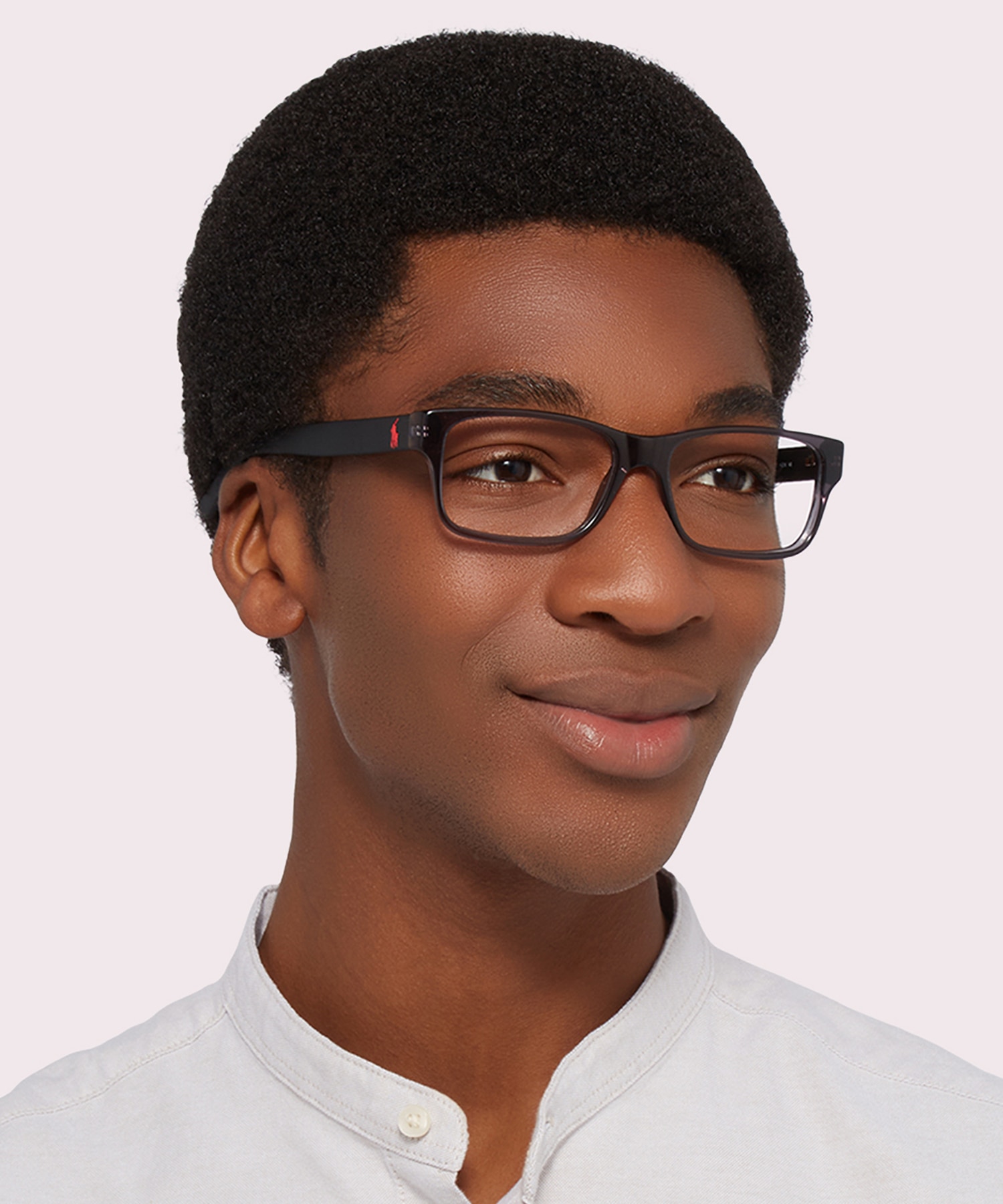 PH2117 Shiny Transparent Grey AcetateEyeglass Frames for Men for Glasses Direct
