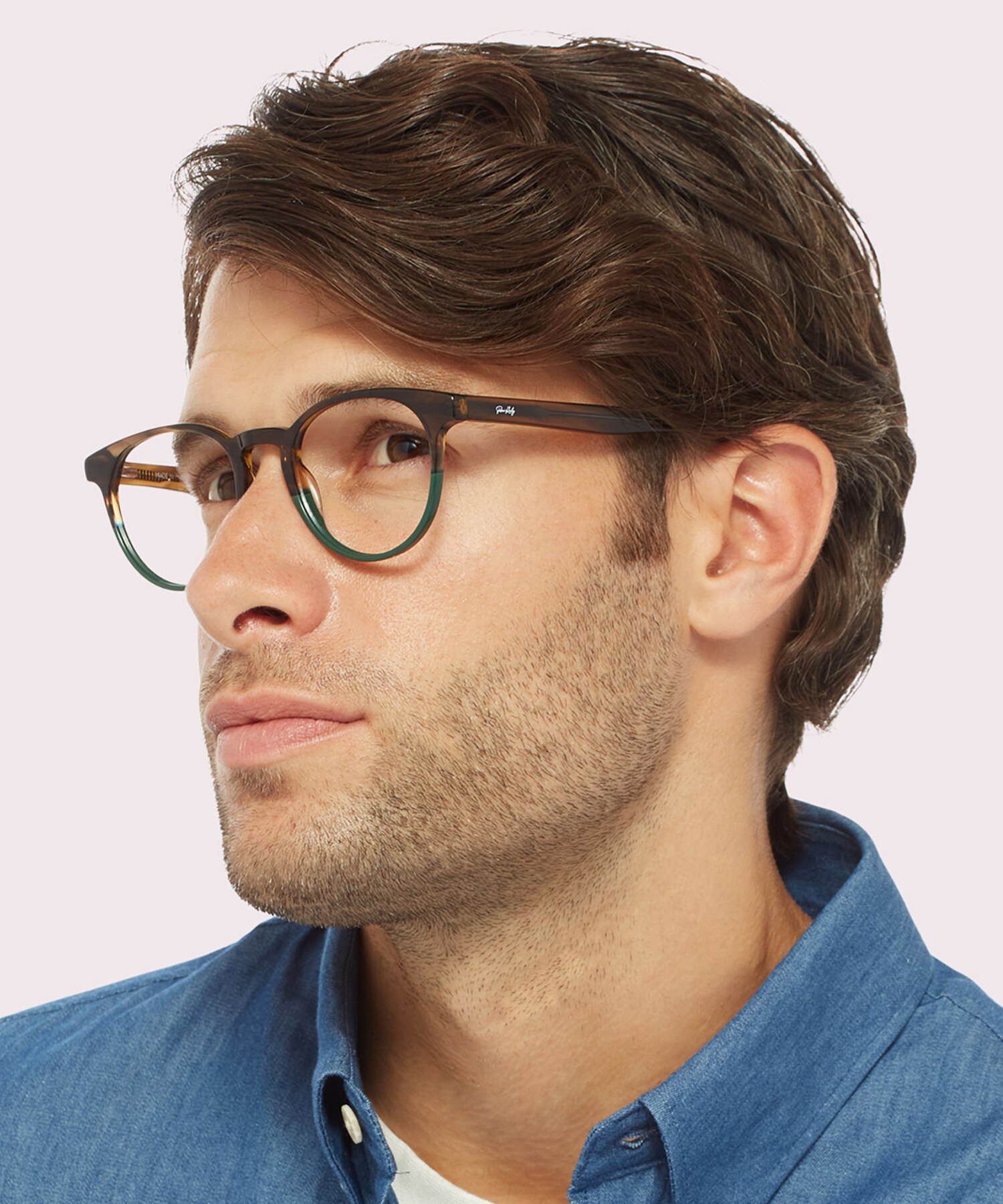 ZEROSEVEN Green AcetateEyeglass Frames for Men for Glasses Direct