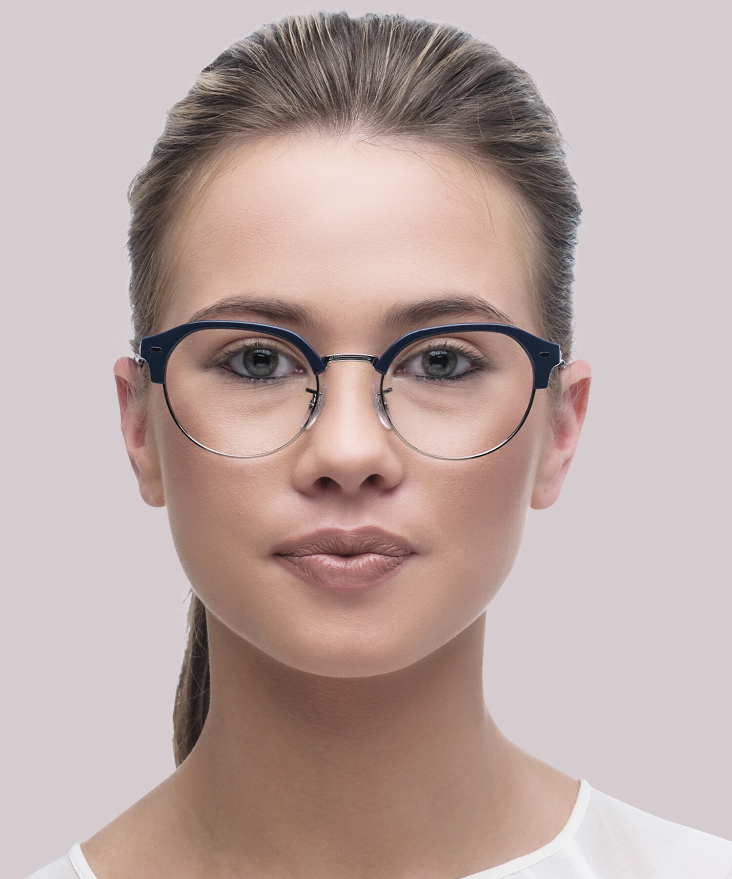 RB7229 Blue On Gunmetal PlasticEyeglass Frames for Women for Glasses Direct