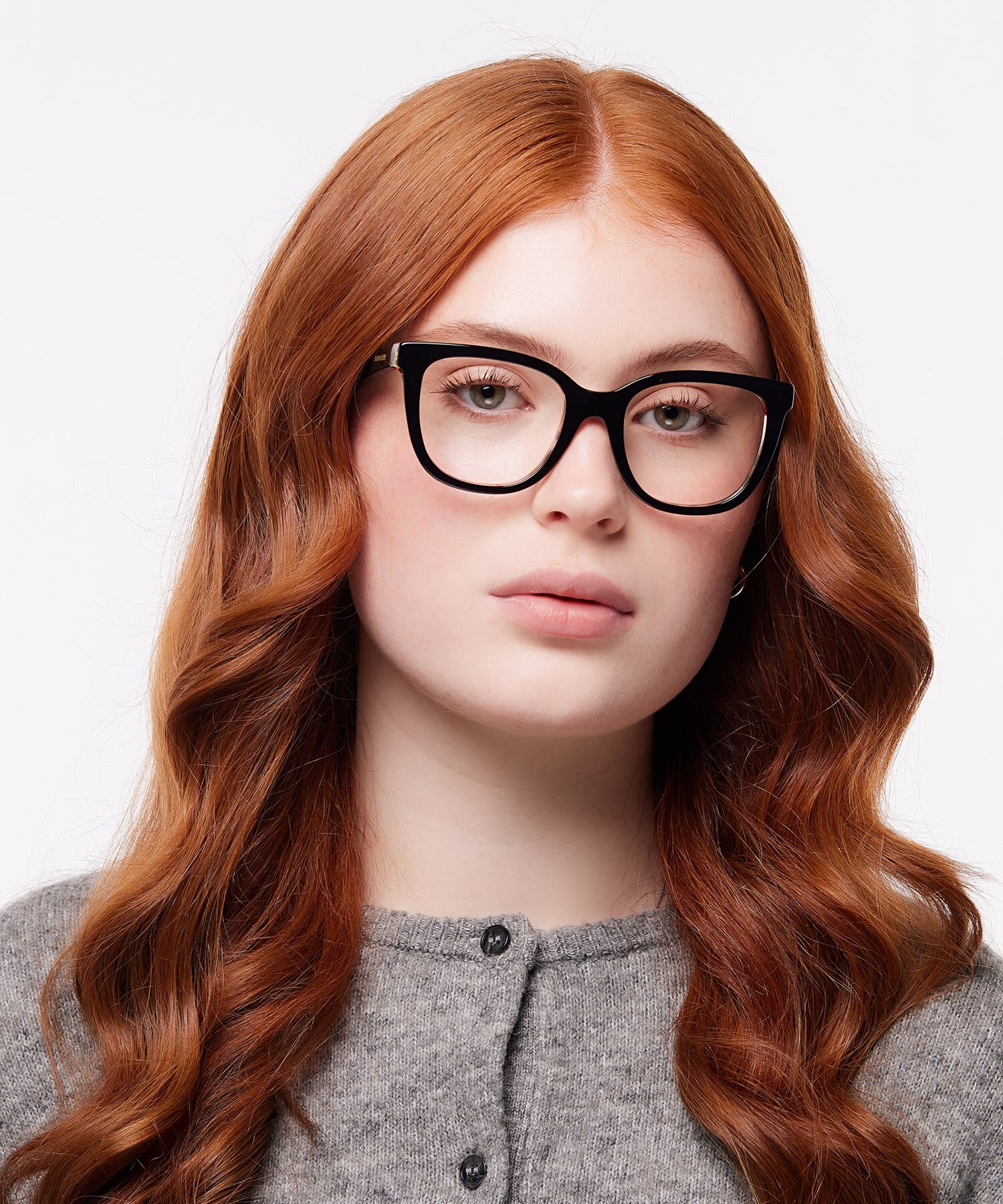 Top Black On Vintage Check BE2415 -  Acetate