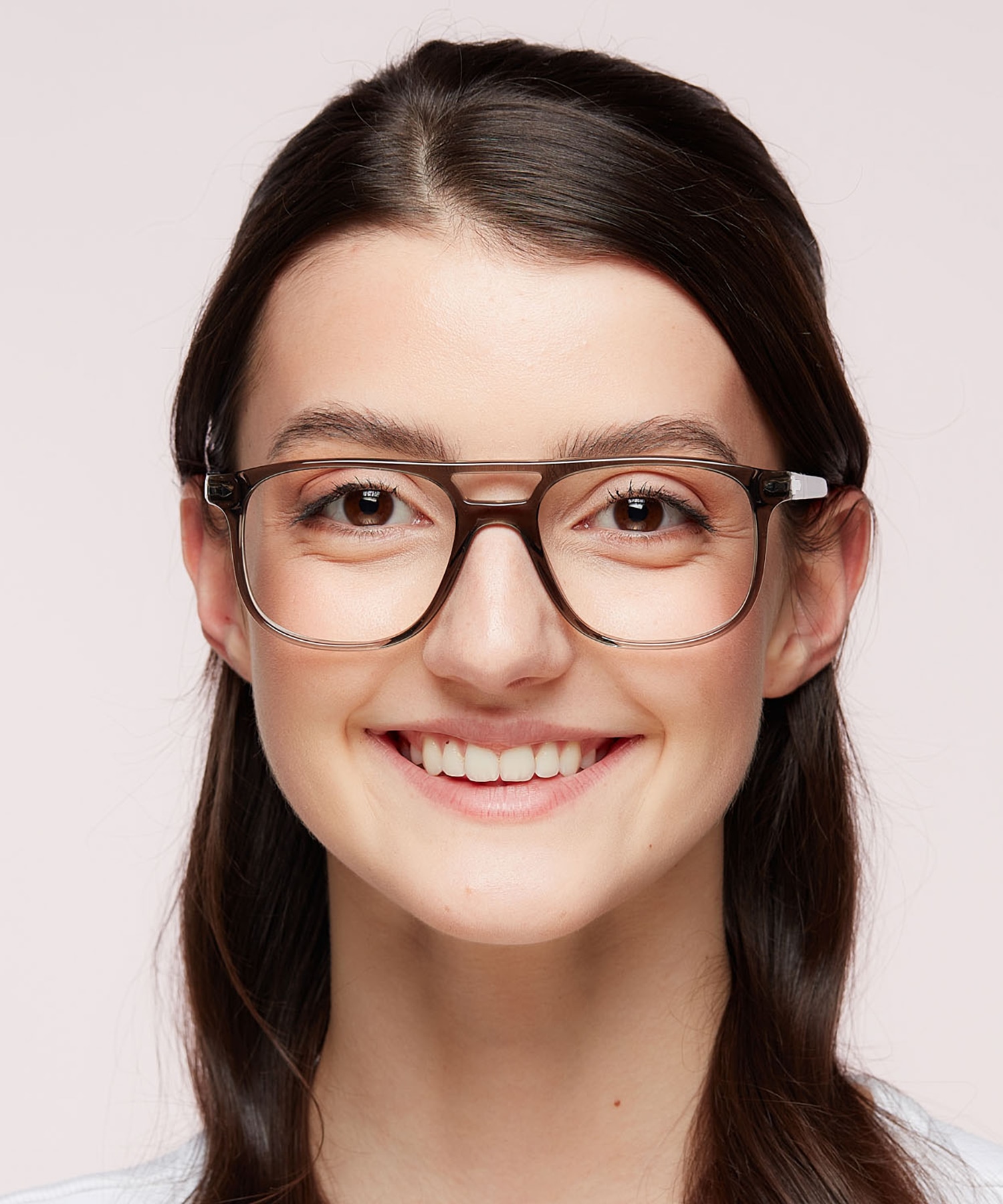 PO3329V Smoke AcetateEyeglass Frames for Women for Glasses Direct