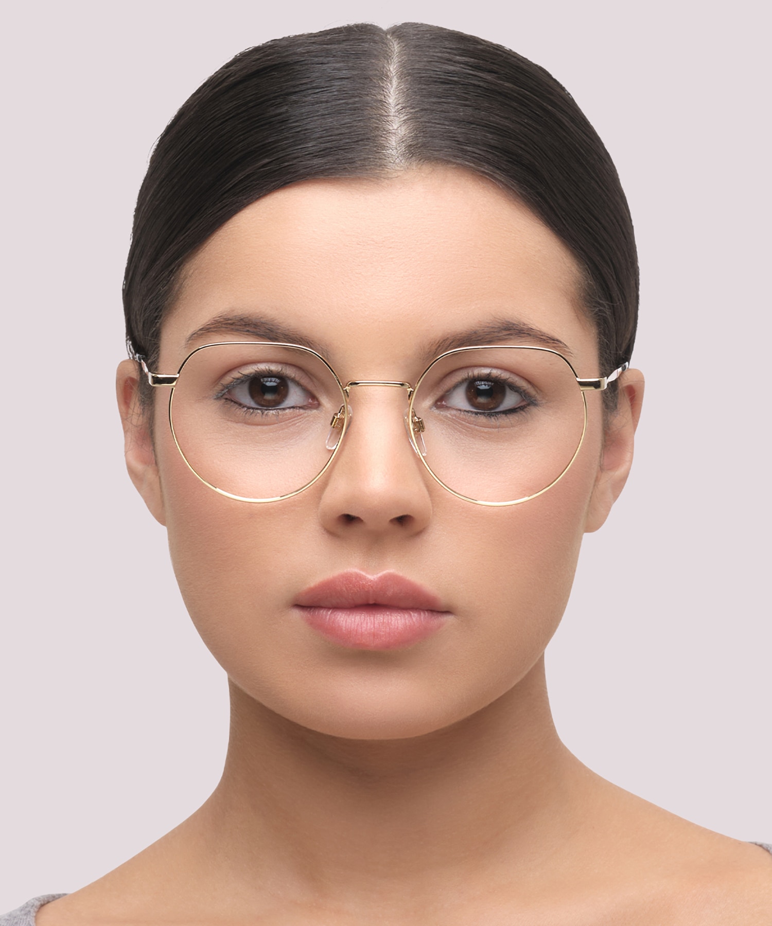 LV 1060 Gold MetalEyeglass Frames for Women for Glasses Direct