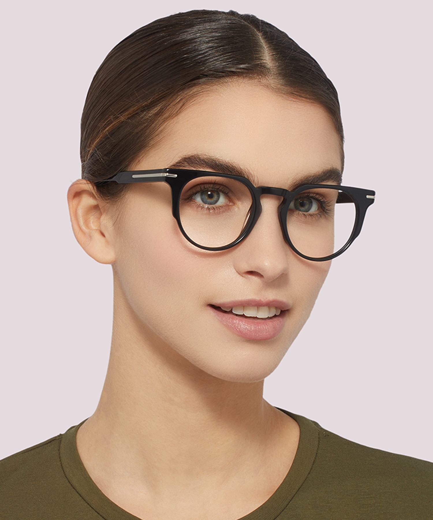 Goldhawk Black AcetateEyeglass Frames for Women for Glasses Direct