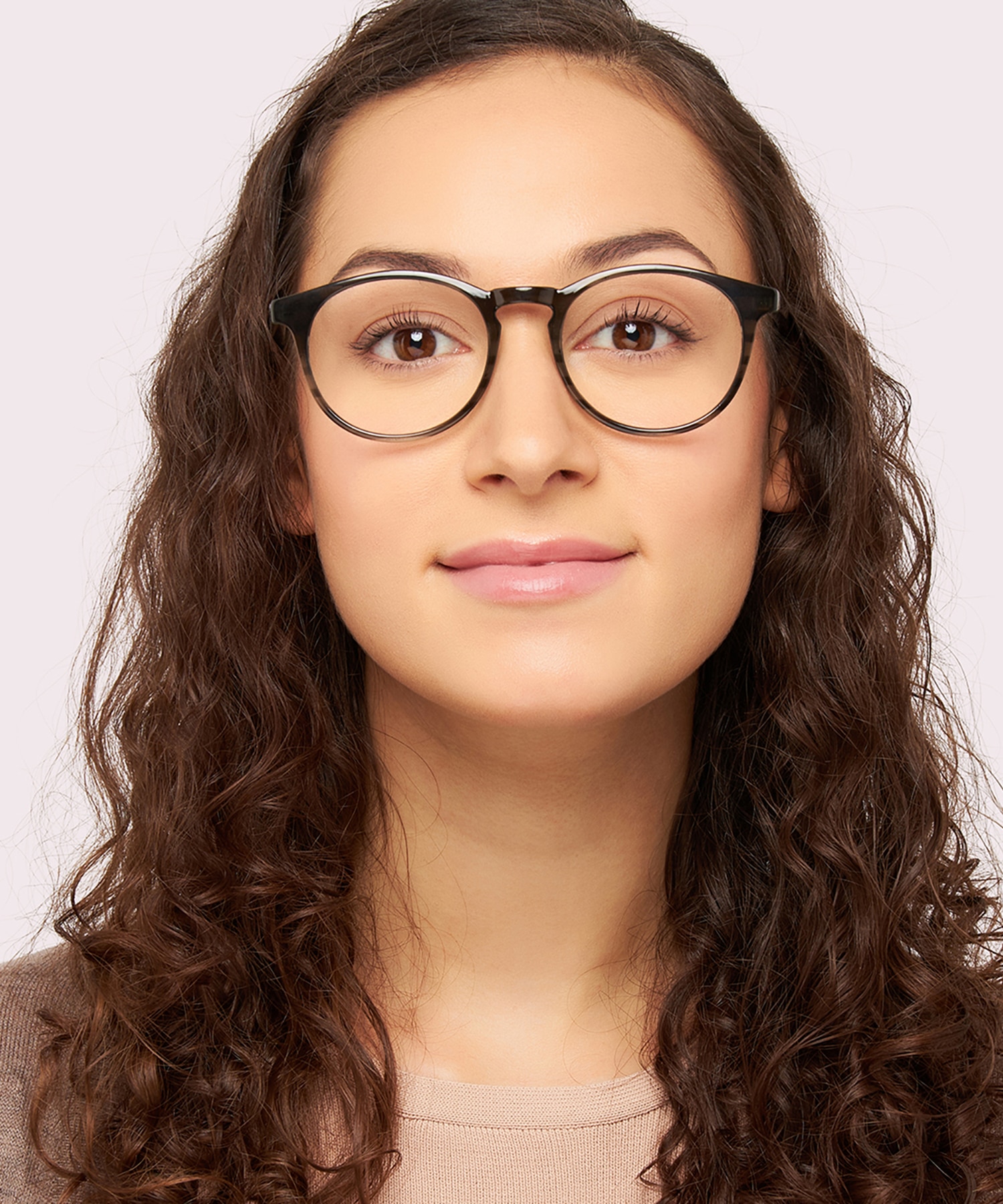Deon Grey Horn PlasticEyeglass Frames for Women for Glasses Direct