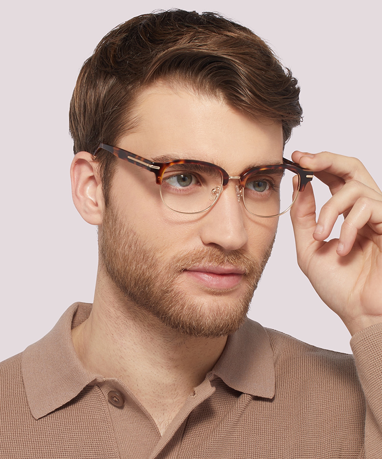 Grange Havana MetalEyeglass Frames for Men for Glasses Direct