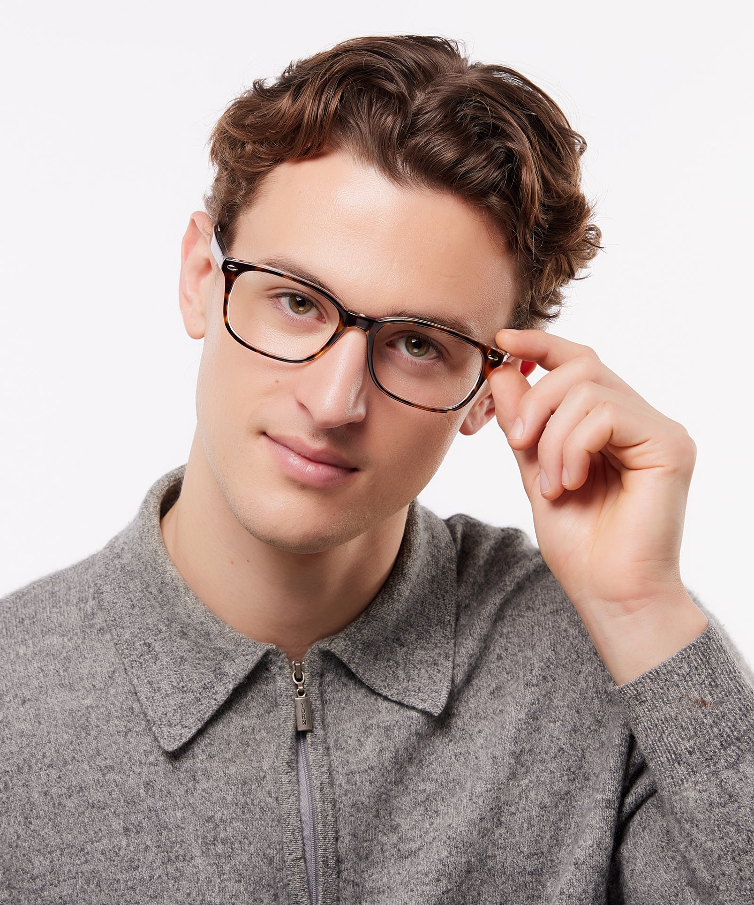 RB5375 Havana On Transparent AcetateEyeglass Frames for Men for Glasses Direct