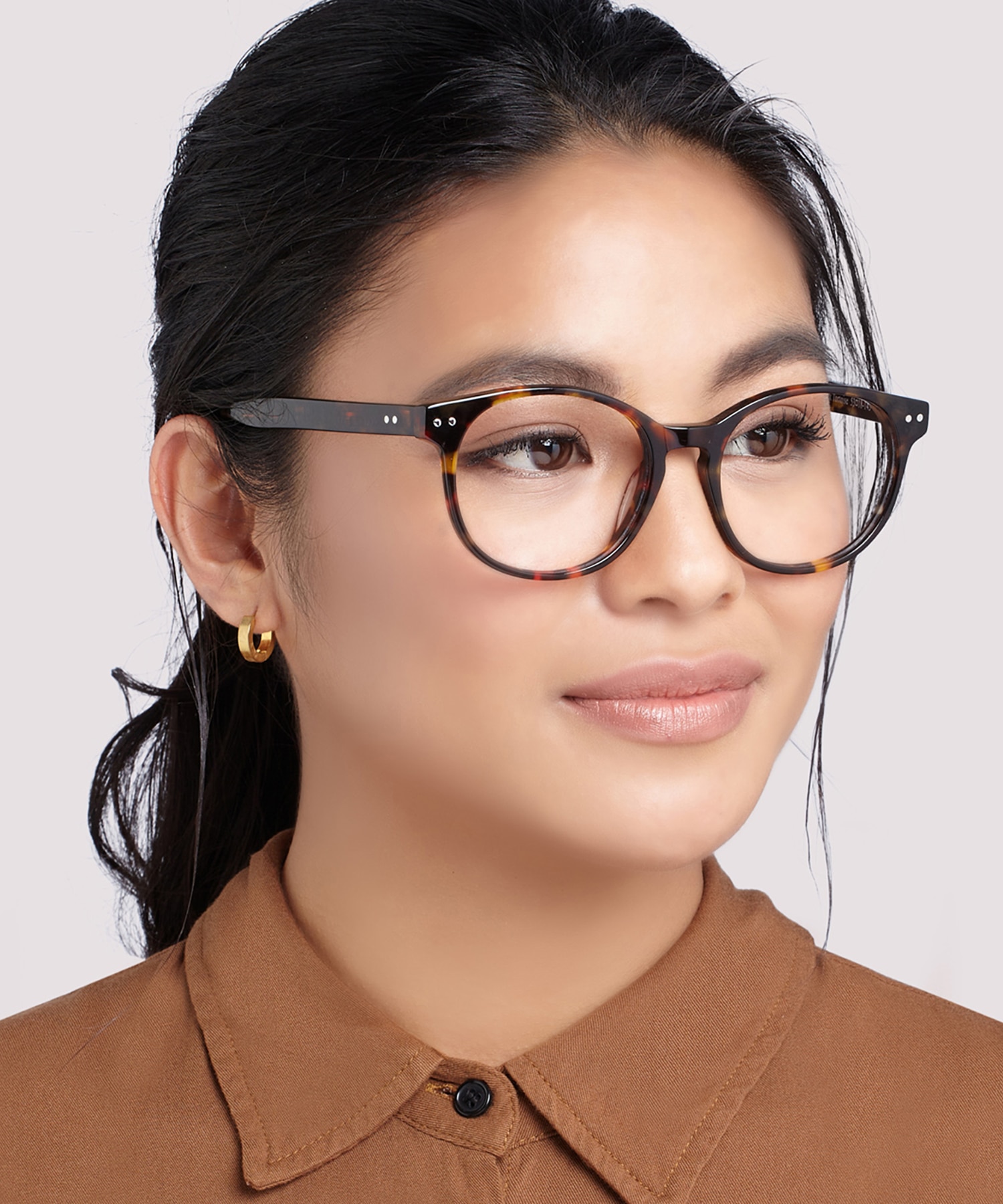 East Dark Tortoise AcetateEyeglass Frames for Women for Glasses Direct