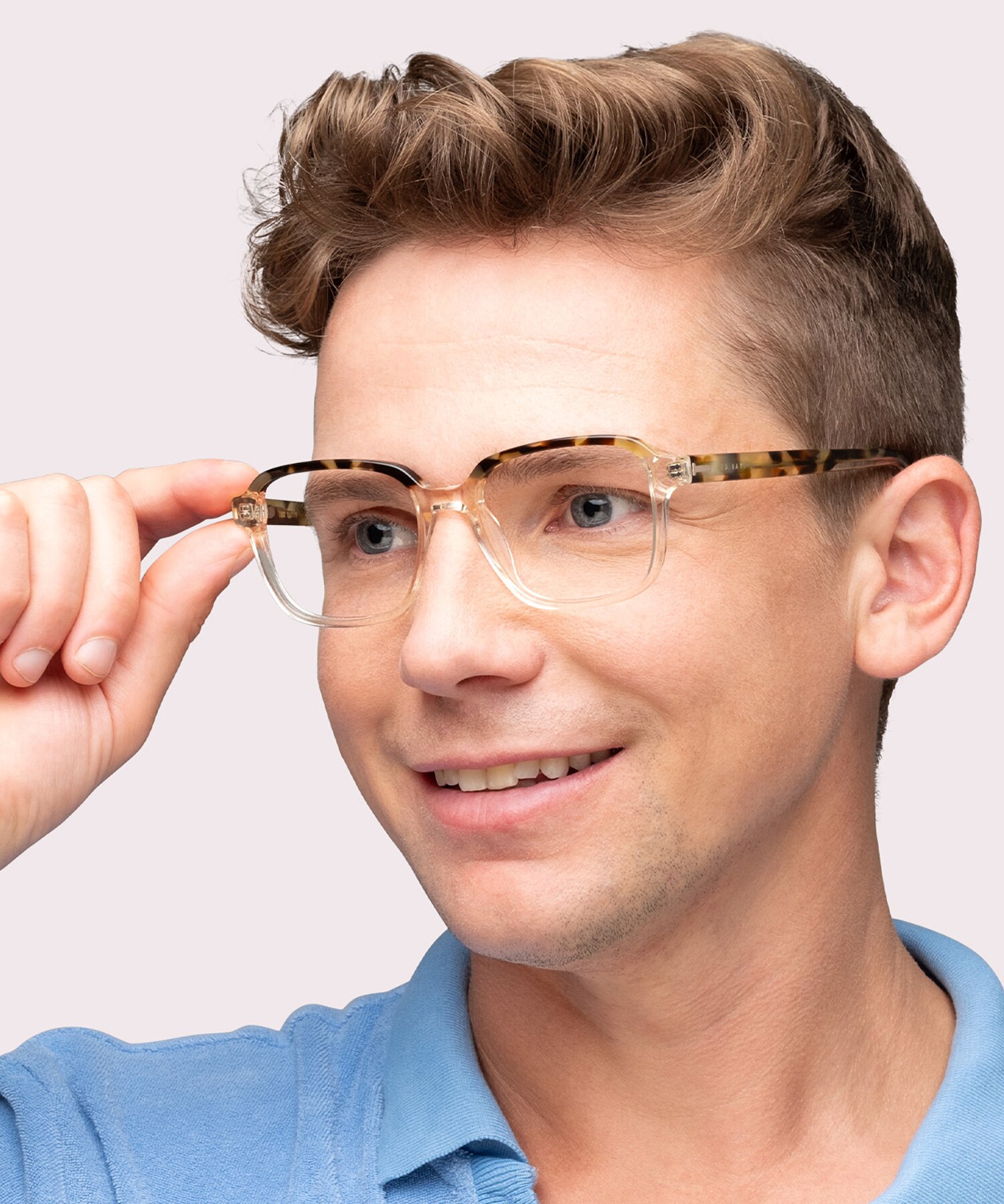 TB8260 Brown AcetateEyeglass Frames for Men for Glasses Direct