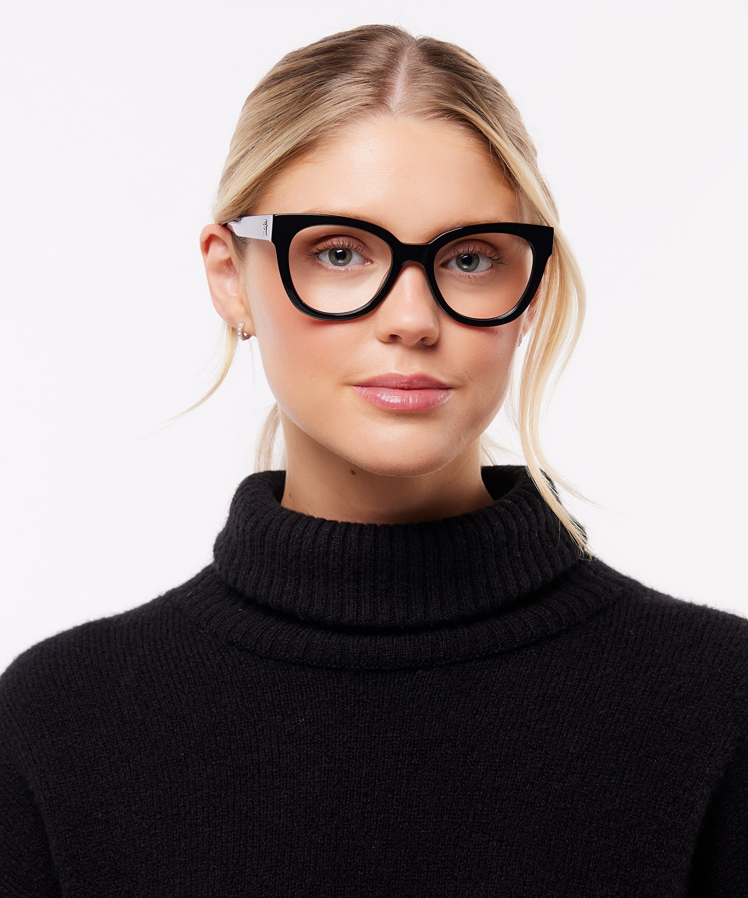 TH 2054 Black AcetateEyeglass Frames for Women for Glasses Direct