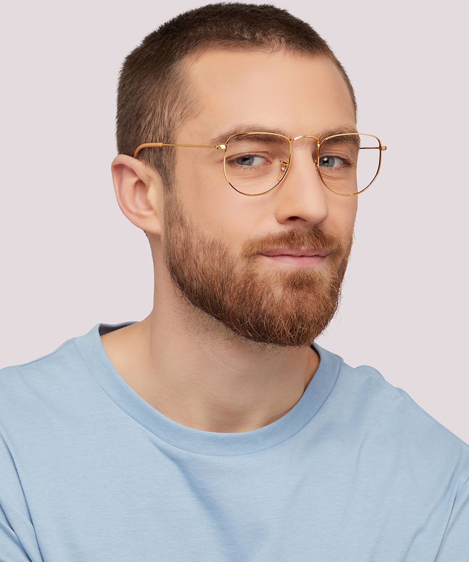RB3958V Gold MetalEyeglass Frames for Men for Glasses Direct