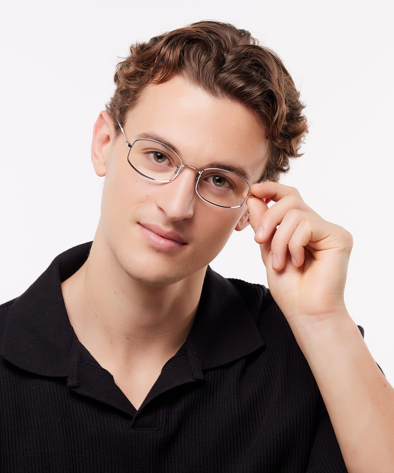 RB6510 Optics Silver MetalEyeglass Frames for Men for Glasses Direct