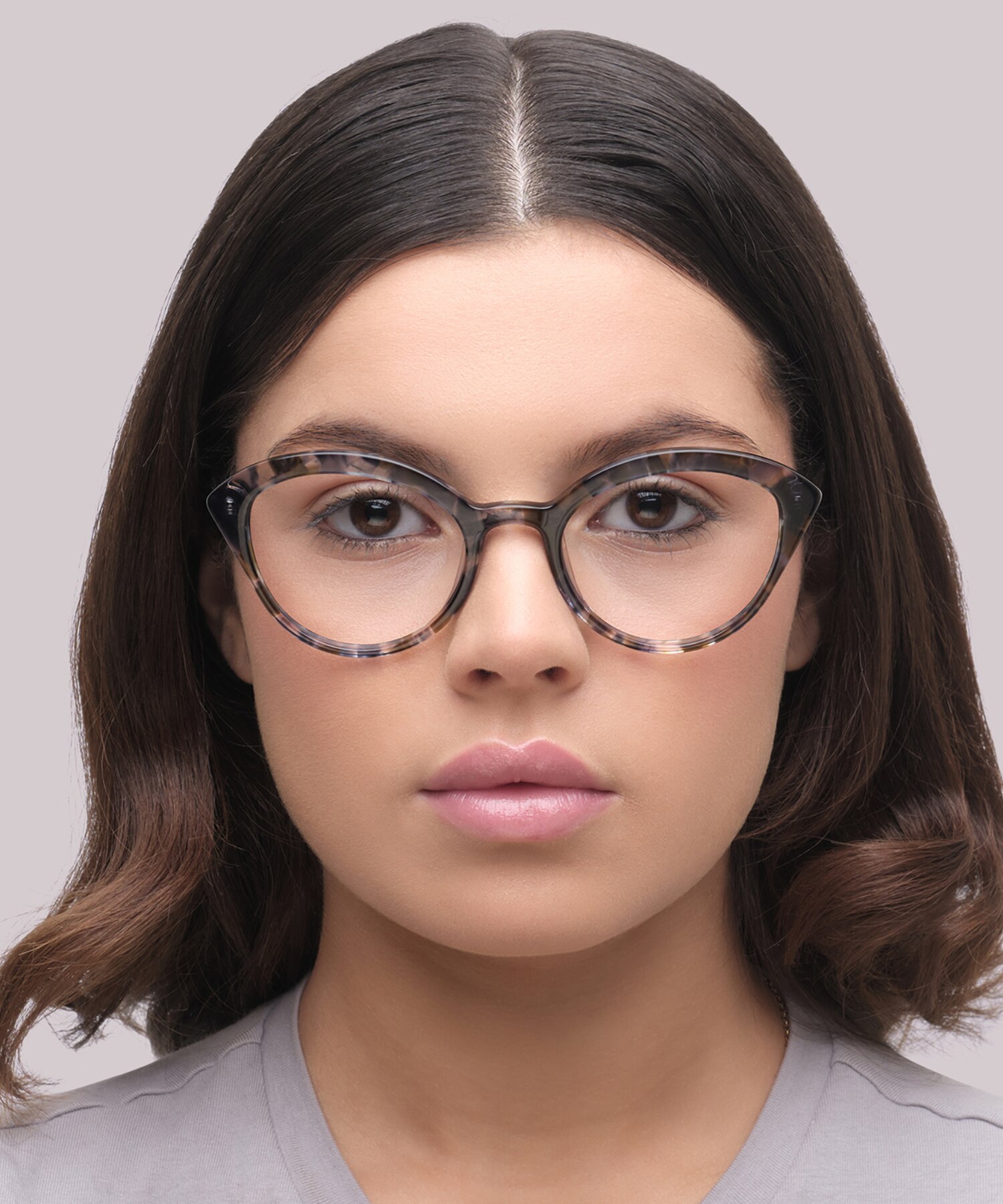 Harley Blue Brown Havana AcetateEyeglass Frames for Women for Glasses Direct