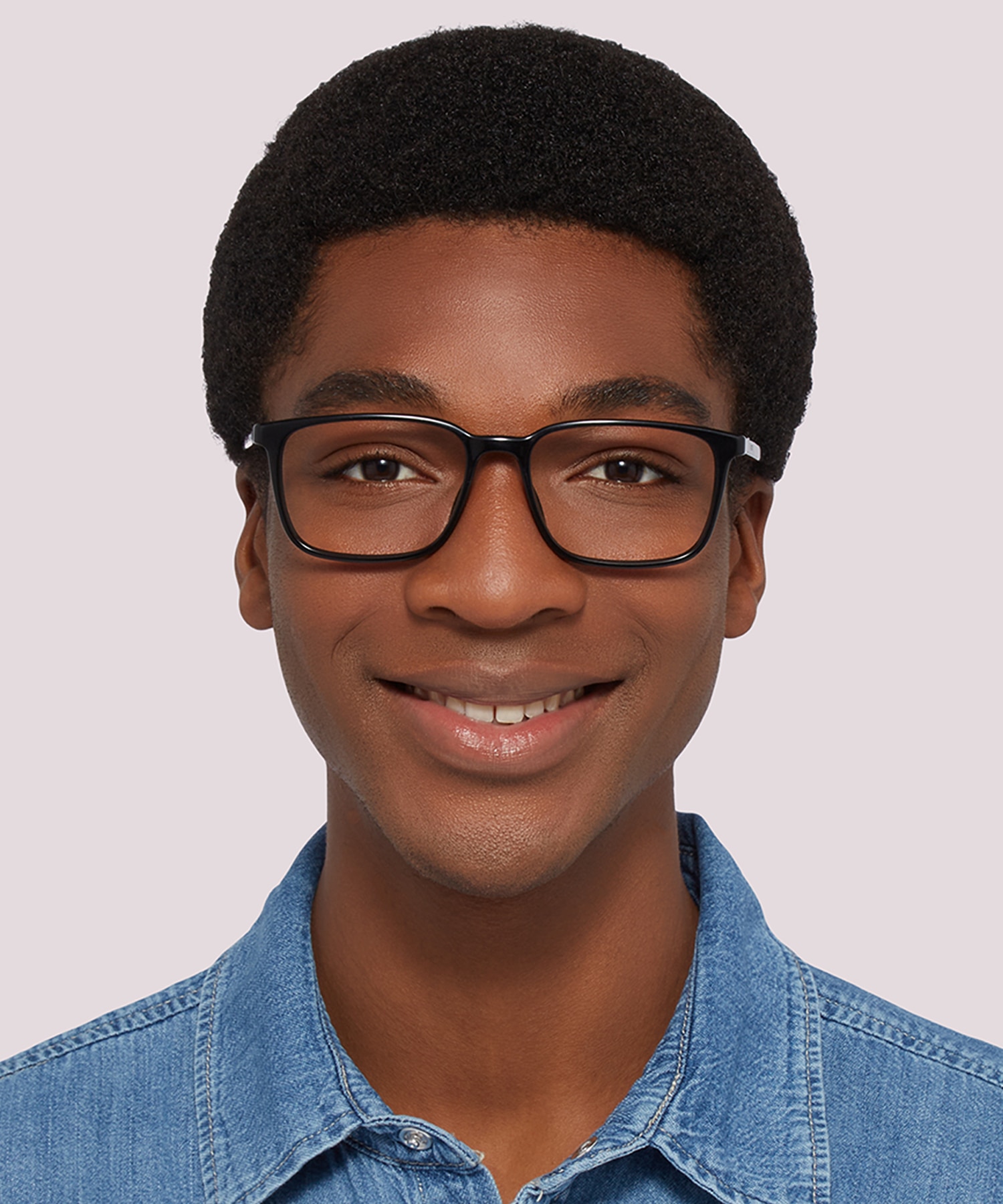 BOSS 1436 Black AcetateEyeglass Frames for Men for Glasses Direct