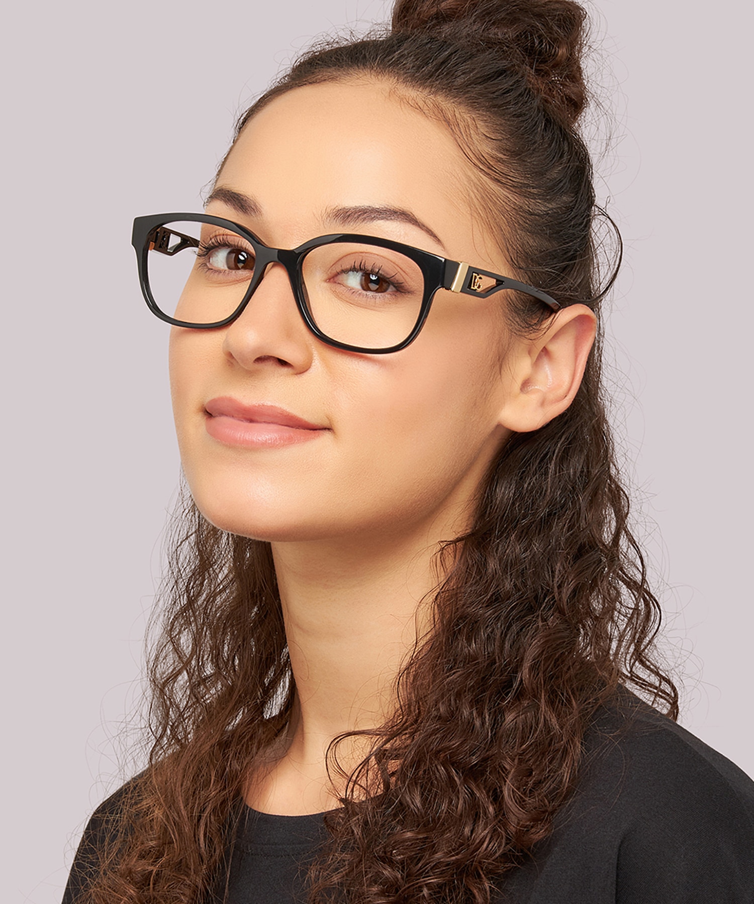 DG5066 Black PlasticEyeglass Frames for Women for Glasses Direct