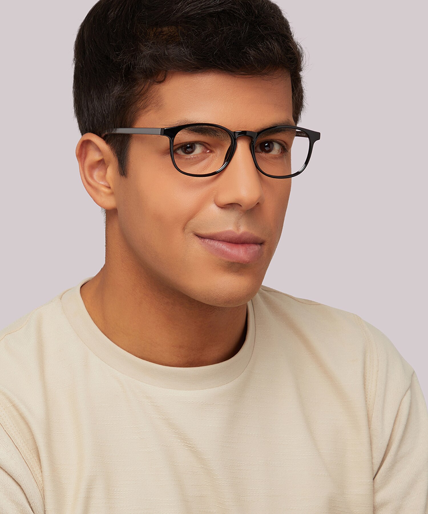 Delaney Black PlasticEyeglass Frames for Men for Glasses Direct