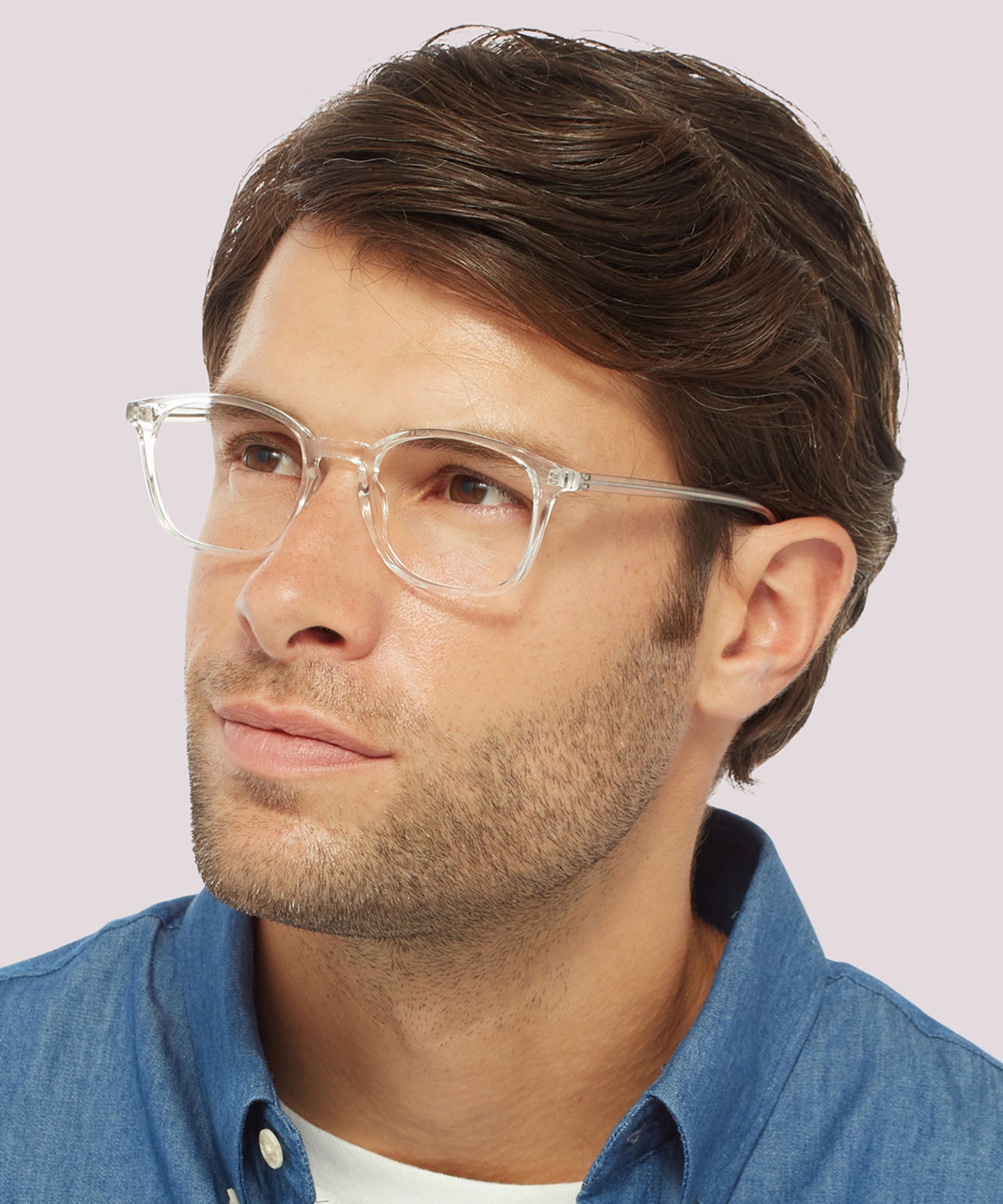Dax Shiny Crystal PlasticEyeglass Frames for Men for Glasses Direct
