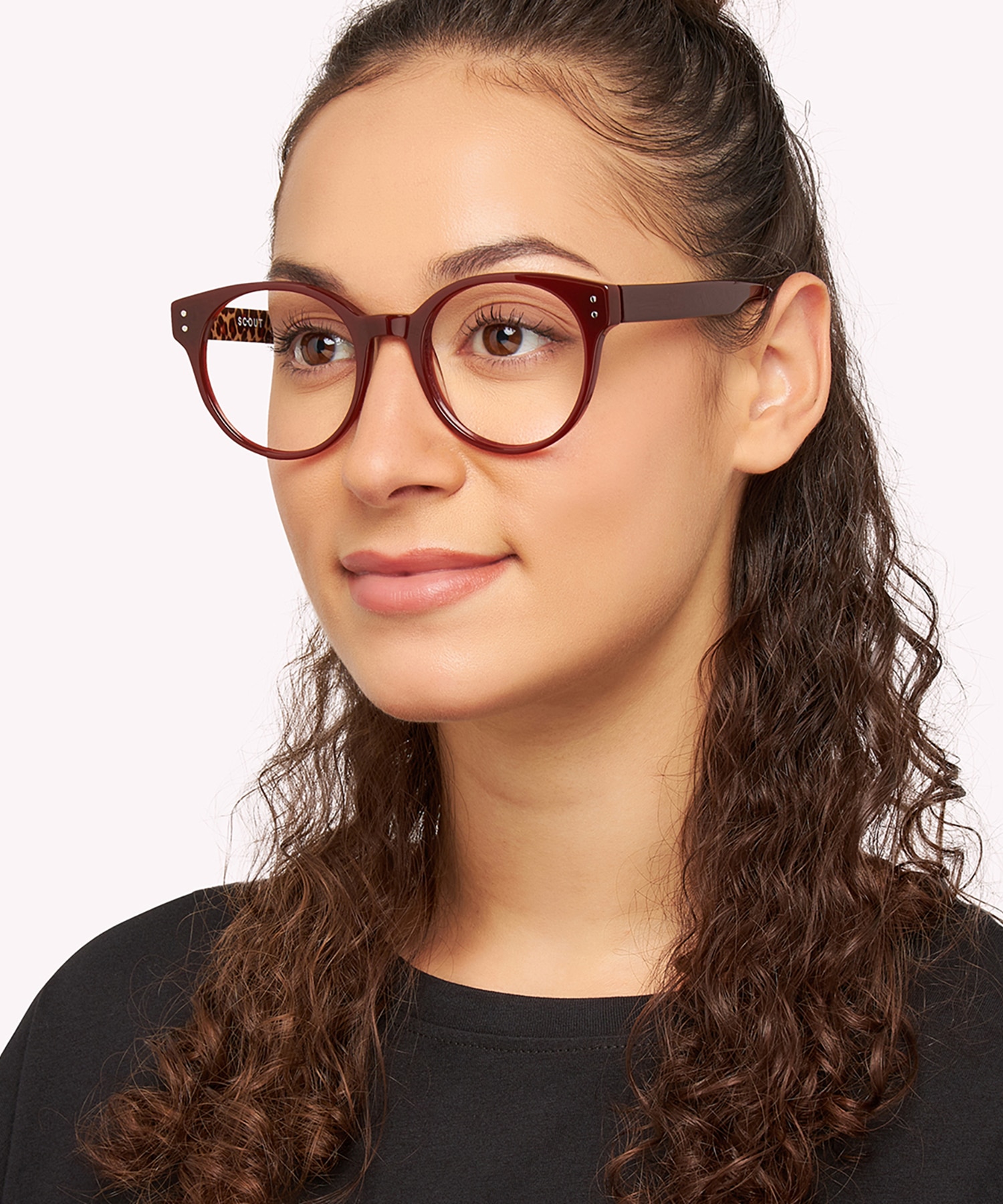 Emelia Solid Brown AcetateEyeglass Frames for Women for Glasses Direct