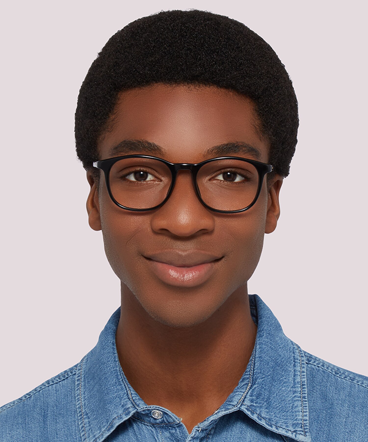 BOSS 1437 Black AcetateEyeglass Frames for Men for Glasses Direct