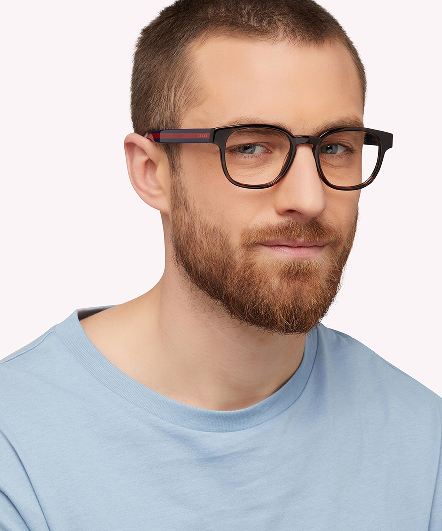 GG0927O Tortoise Brown AcetateEyeglass Frames for Men for Glasses Direct