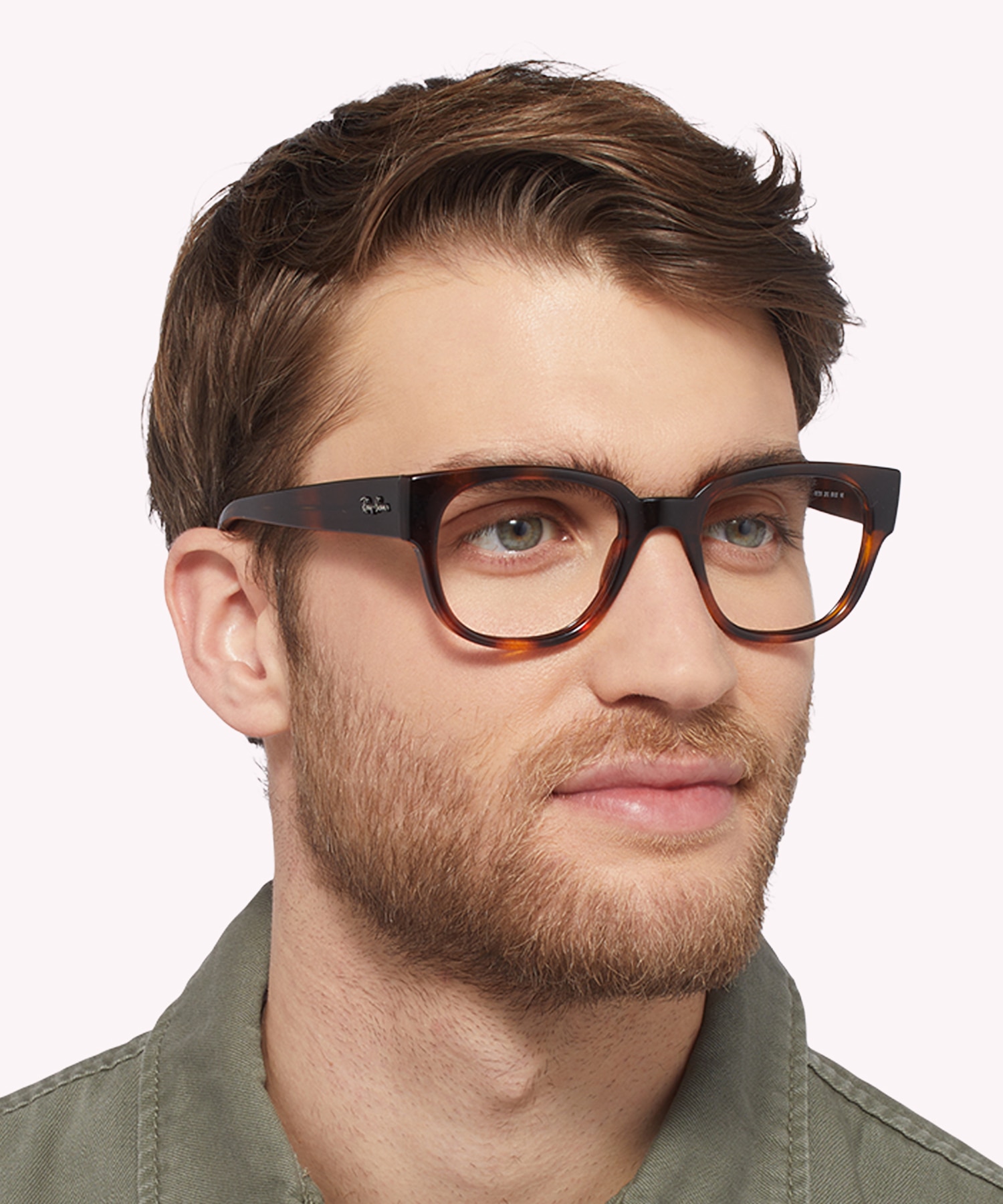 RB7210 Havana PlasticEyeglass Frames for Men for Glasses Direct