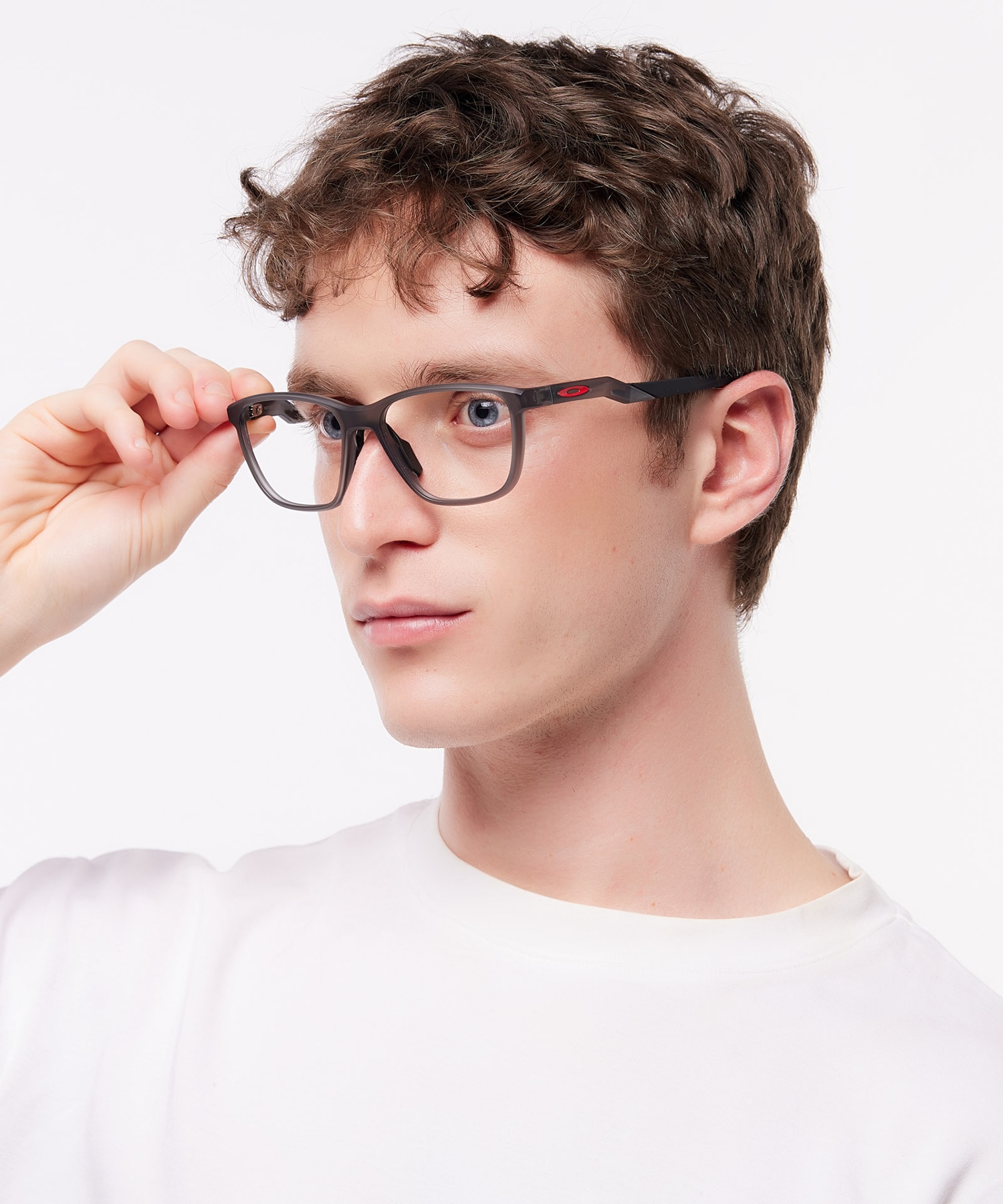 Futurity RS Satin Grey Smoke PlasticSunglass Frames for Men for Glasses Direct