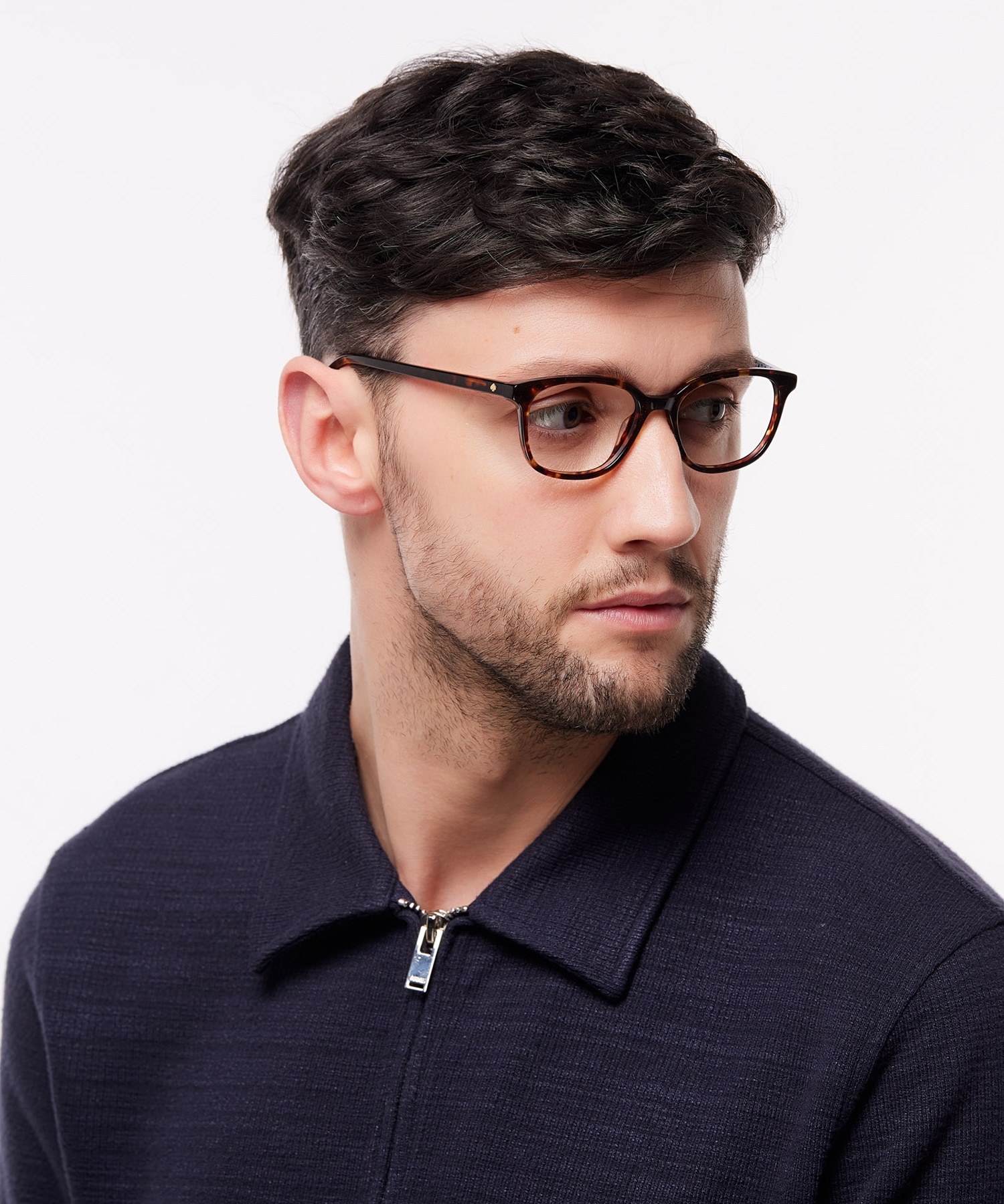 Bari K3 Tortoise Blue AcetateEyeglass Frames for Men for Glasses Direct