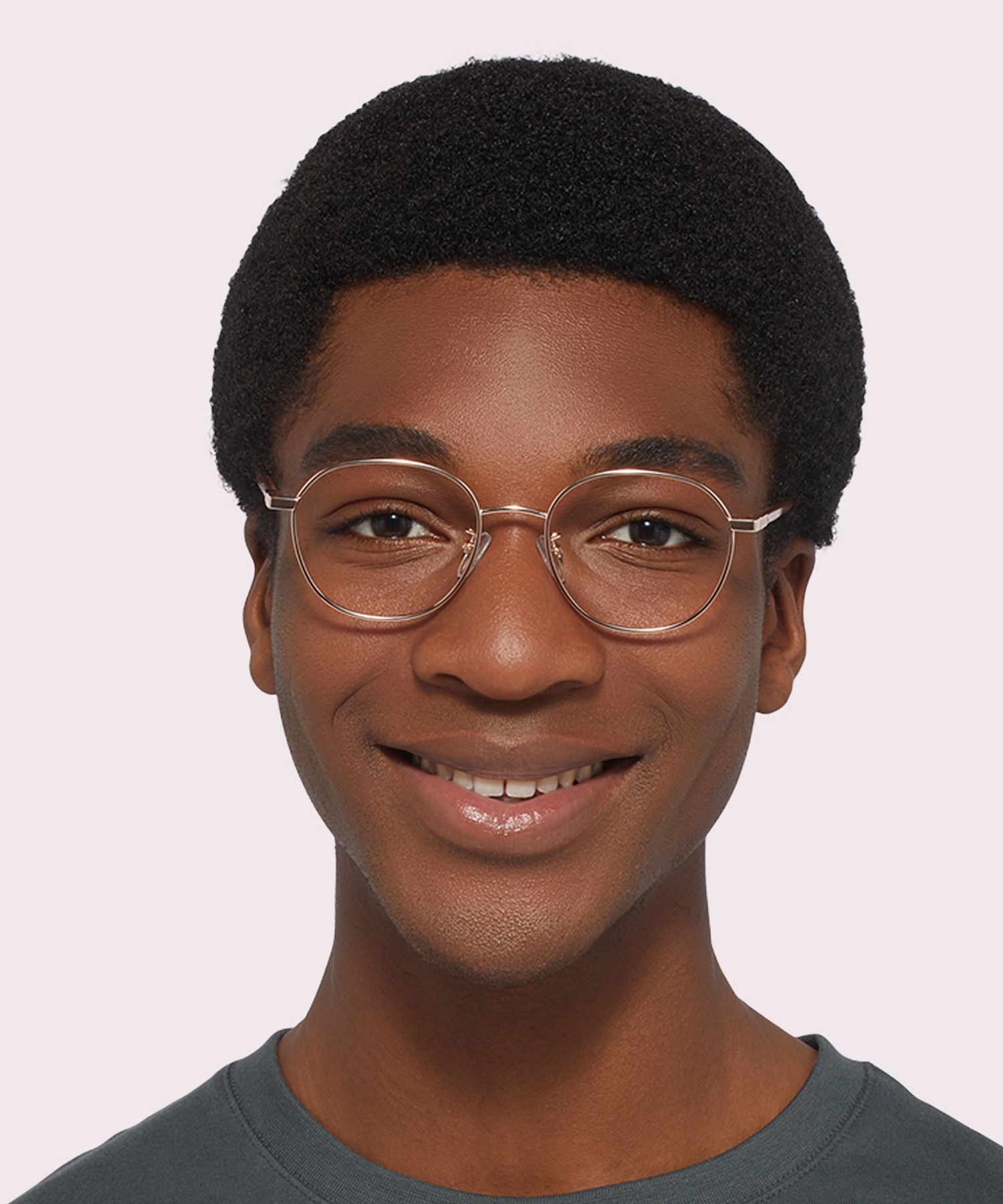 PLD D456/G Gold MetalEyeglass Frames for Men for Glasses Direct