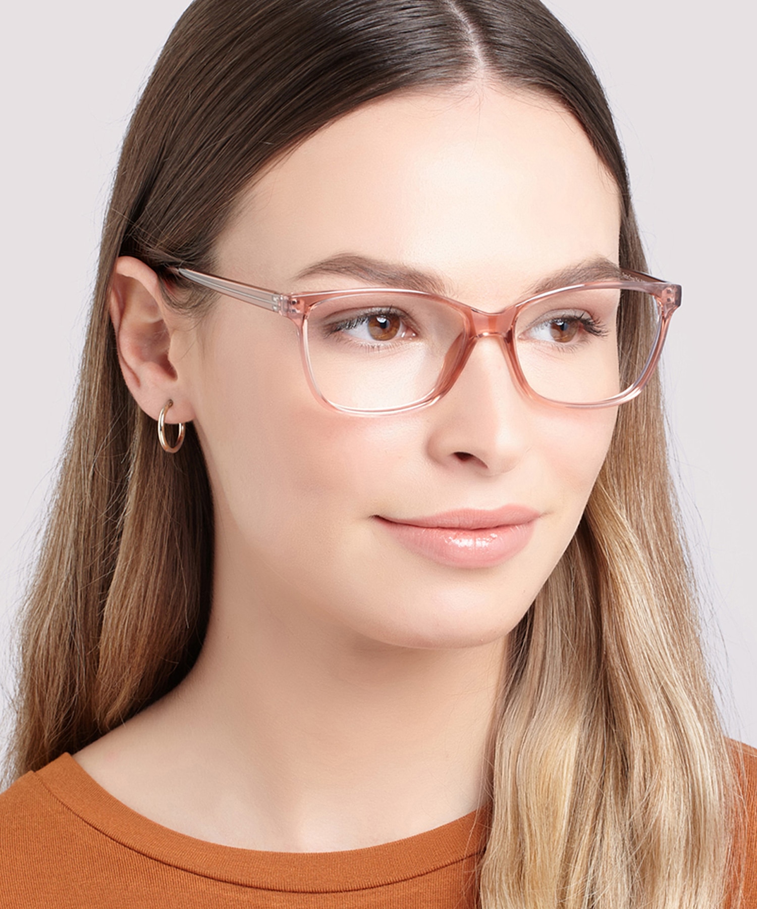 Dottie Crystal Pink PlasticEyeglass Frames for Women for Glasses Direct