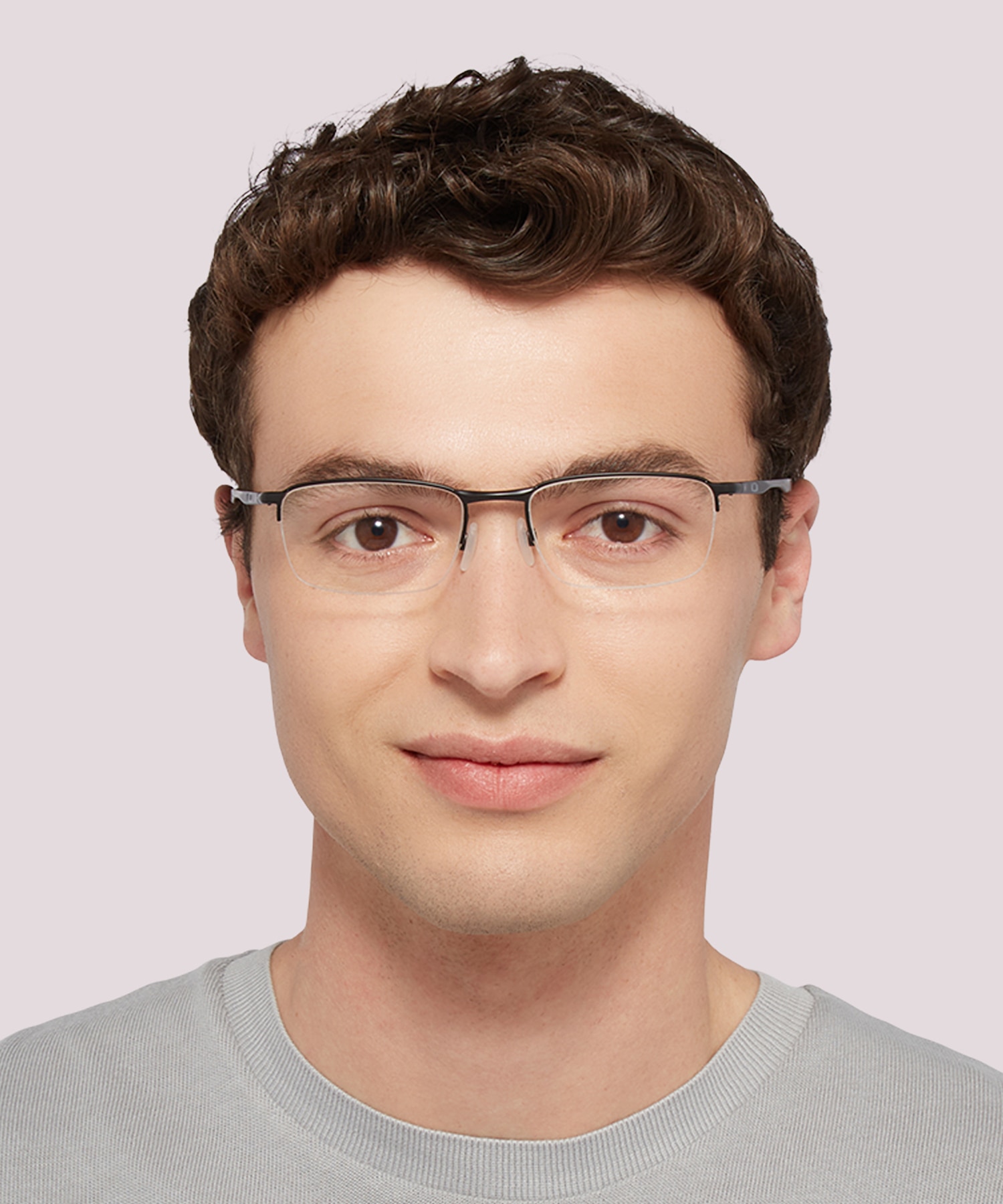 Barrelhouse™ 0.5 Matte Black MetalEyeglass Frames for Men for Glasses Direct